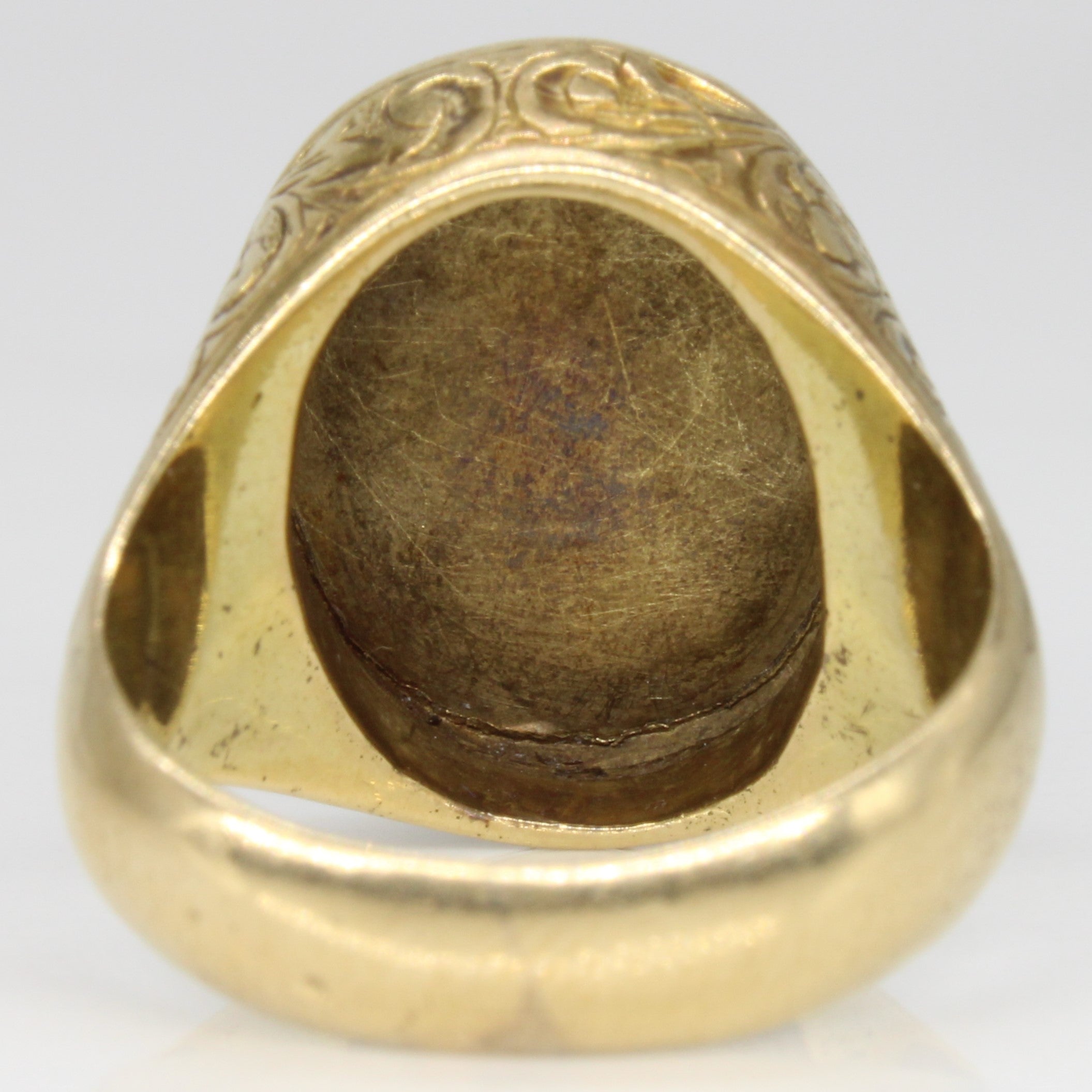 14k Yellow Gold 'LB' Initial Ring | SZ 7 |