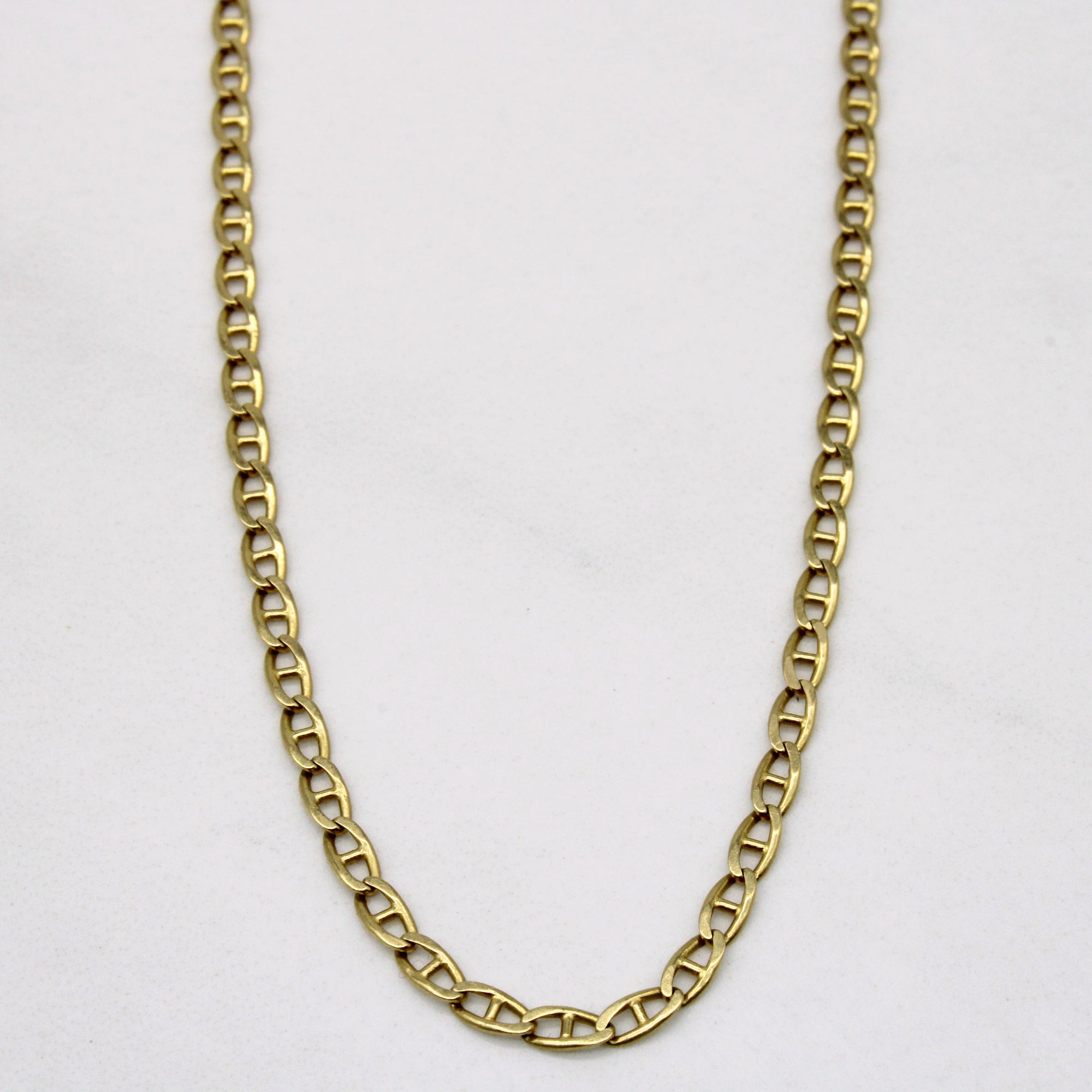 18k Yellow Gold Anchor Link Chain | 20