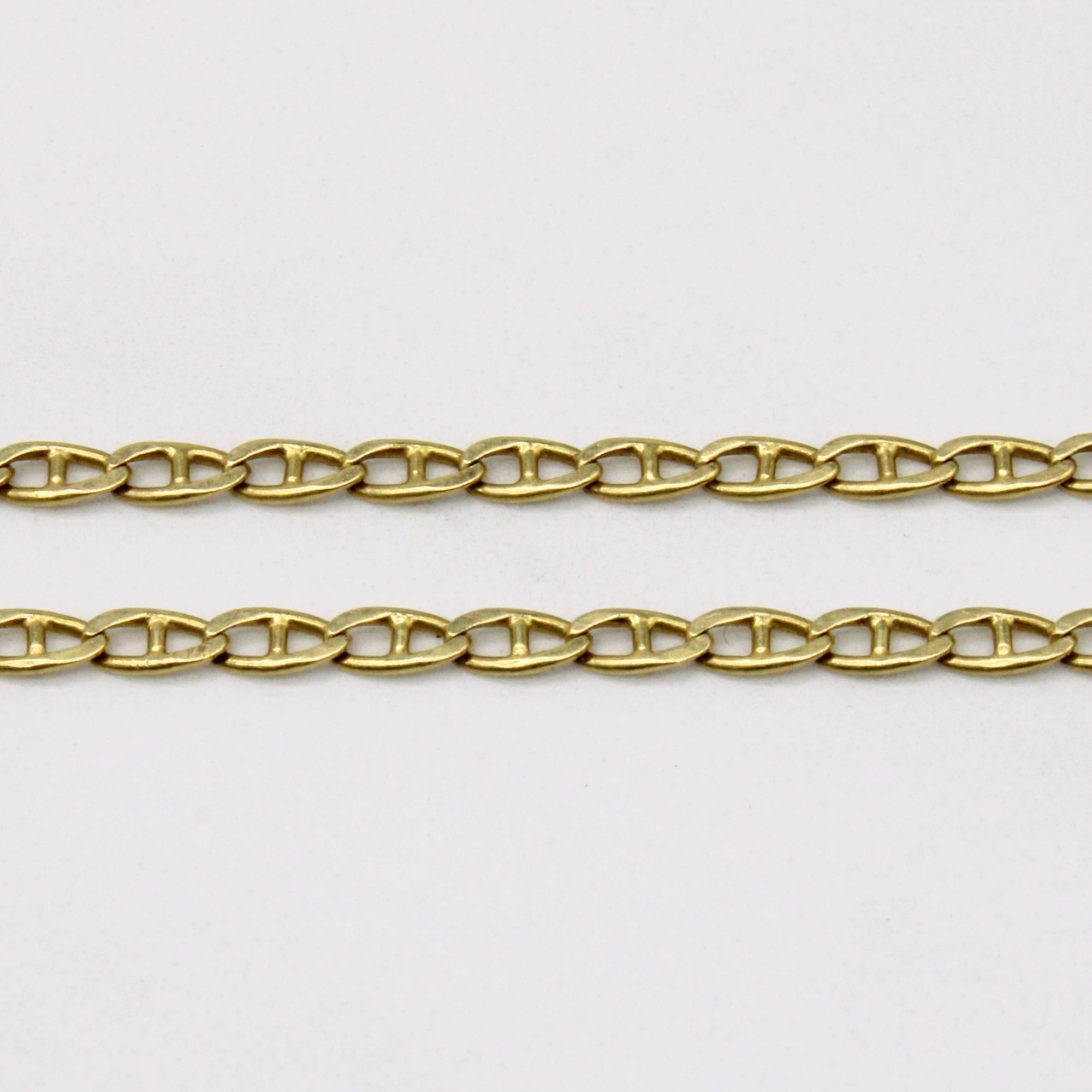 18k Yellow Gold Anchor Link Chain | 20