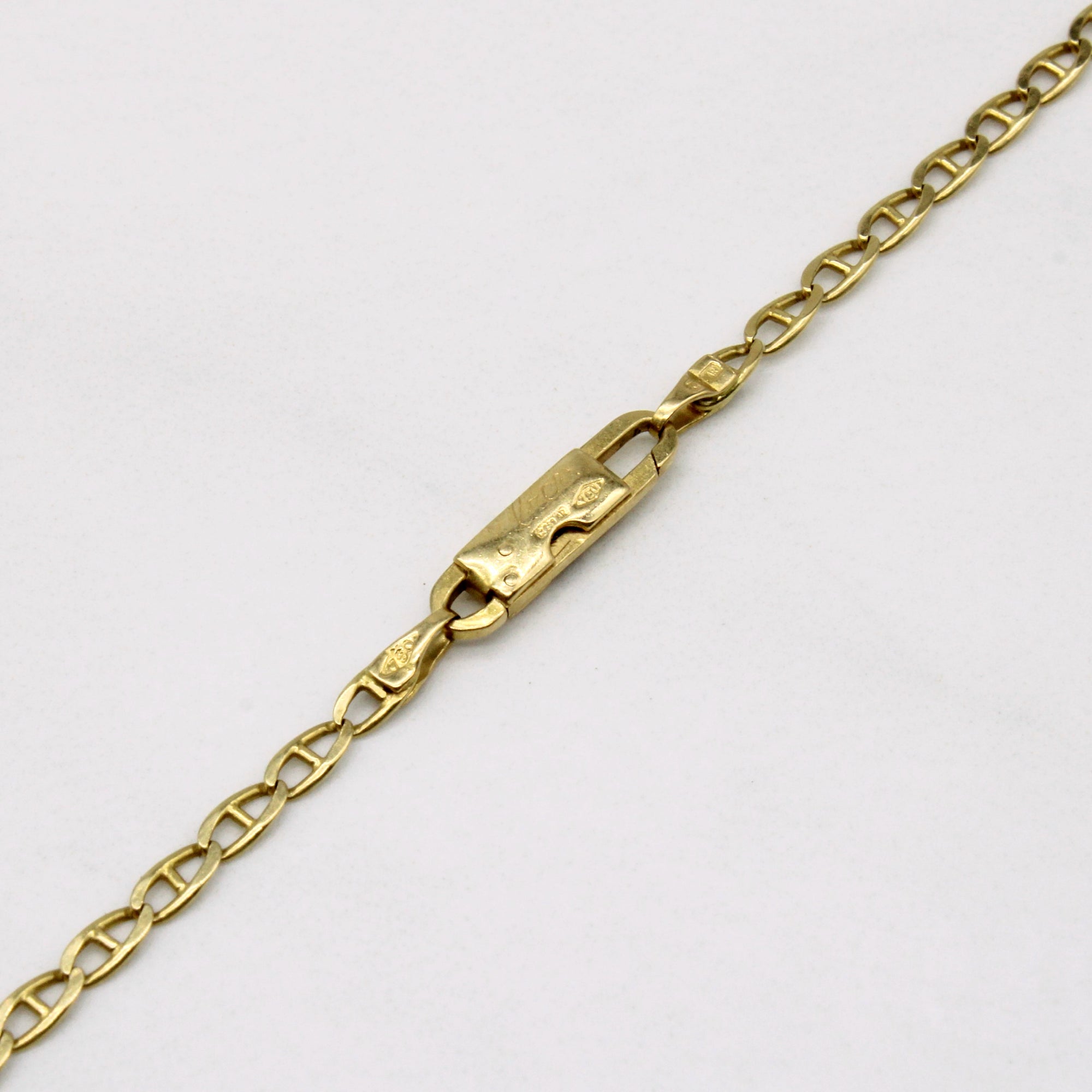 18k Yellow Gold Anchor Link Chain | 20