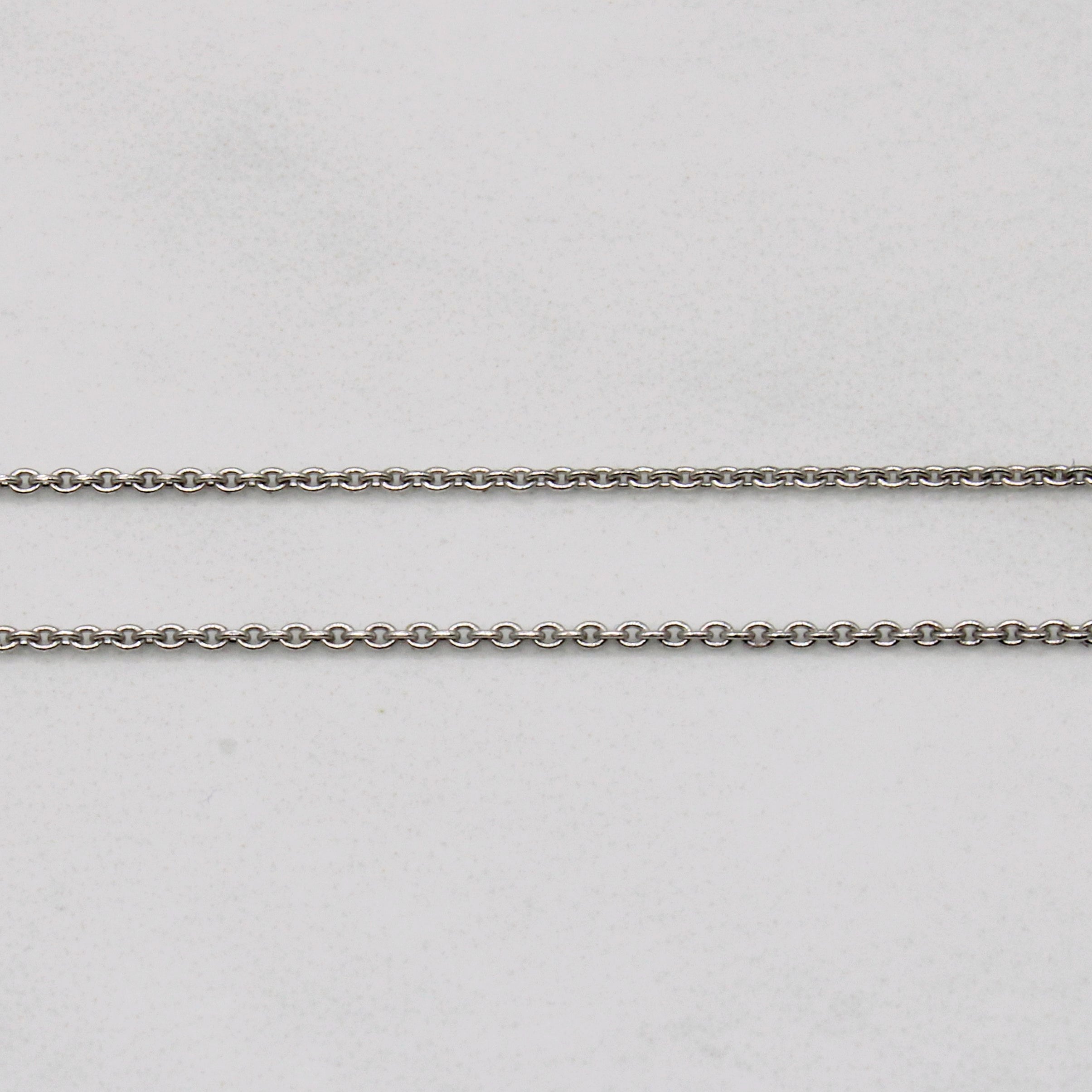 Diamond Cluster Pendant & Necklace | 0.51ctw | 20" |