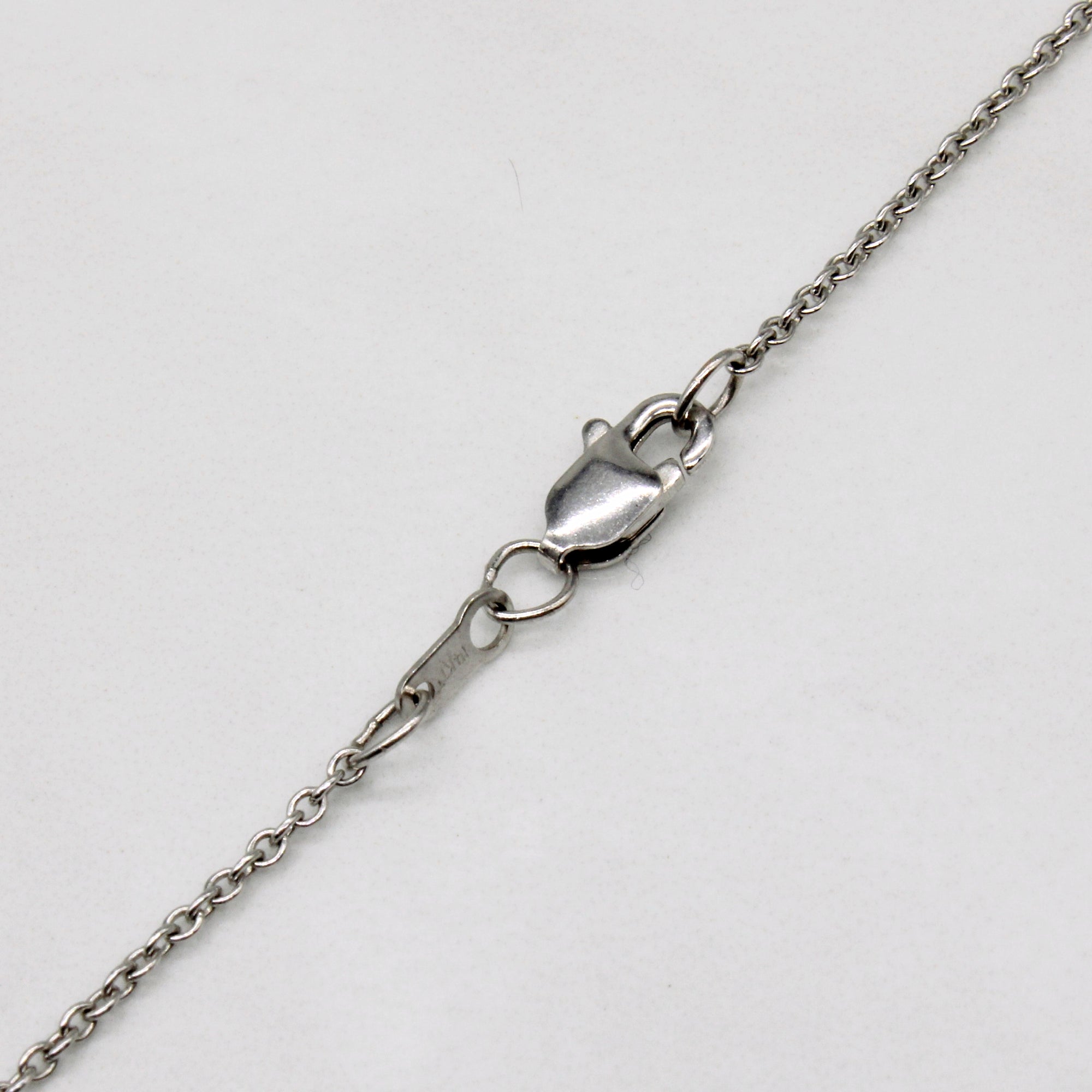 Diamond 'Love' Drop Pendant Necklace | 0.41ctw | 16