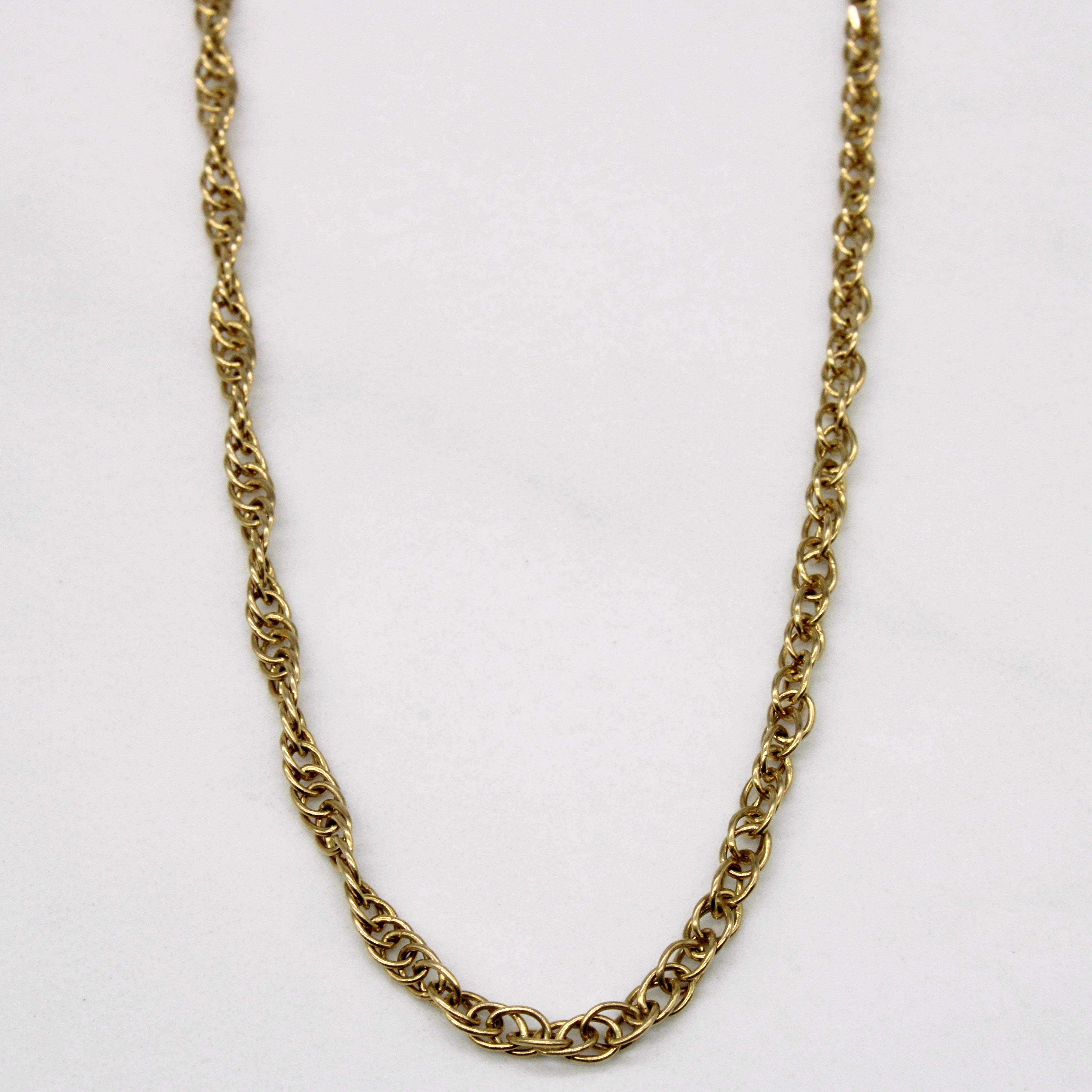 14k Yellow Gold Chain | 18" |