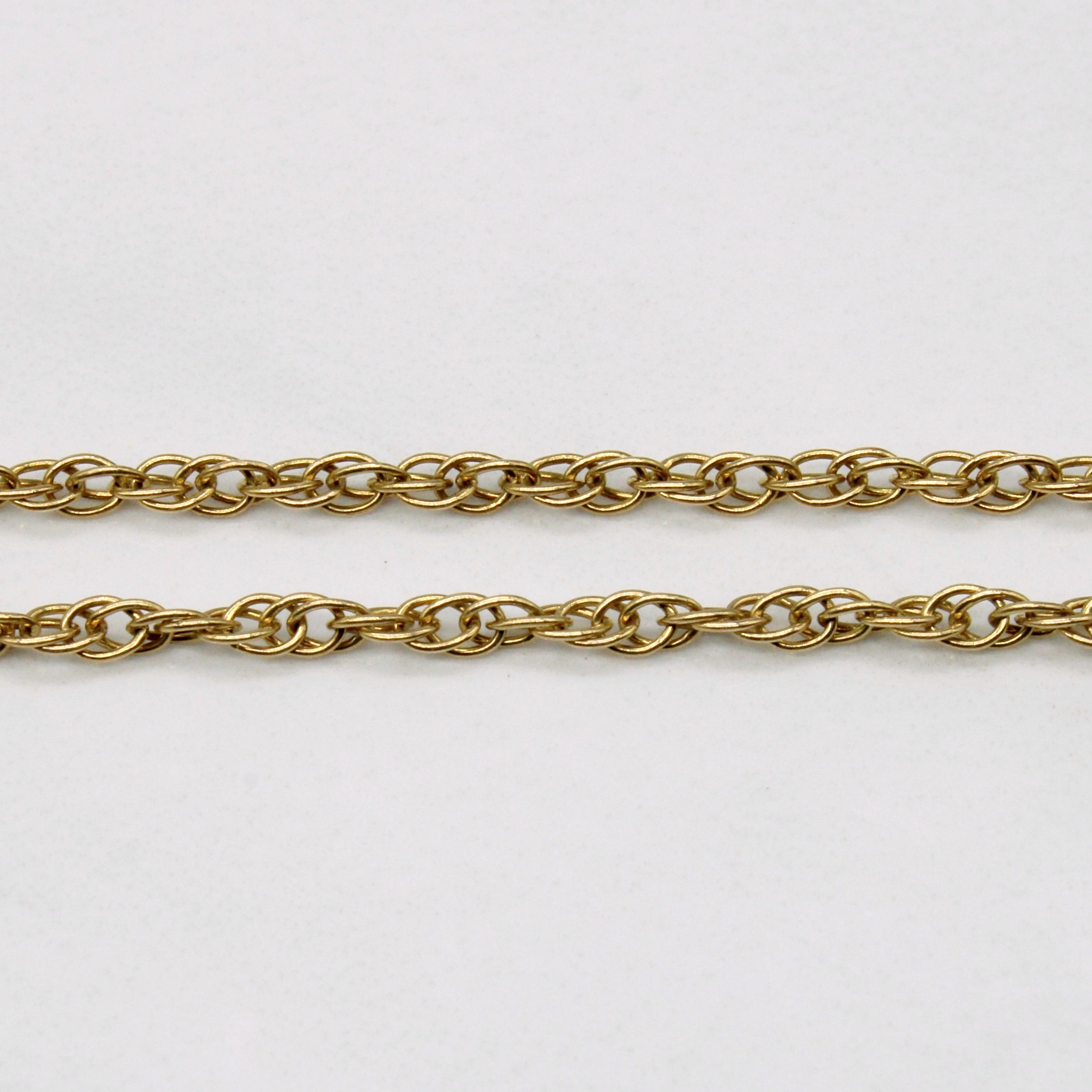 14k Yellow Gold Chain | 18" |