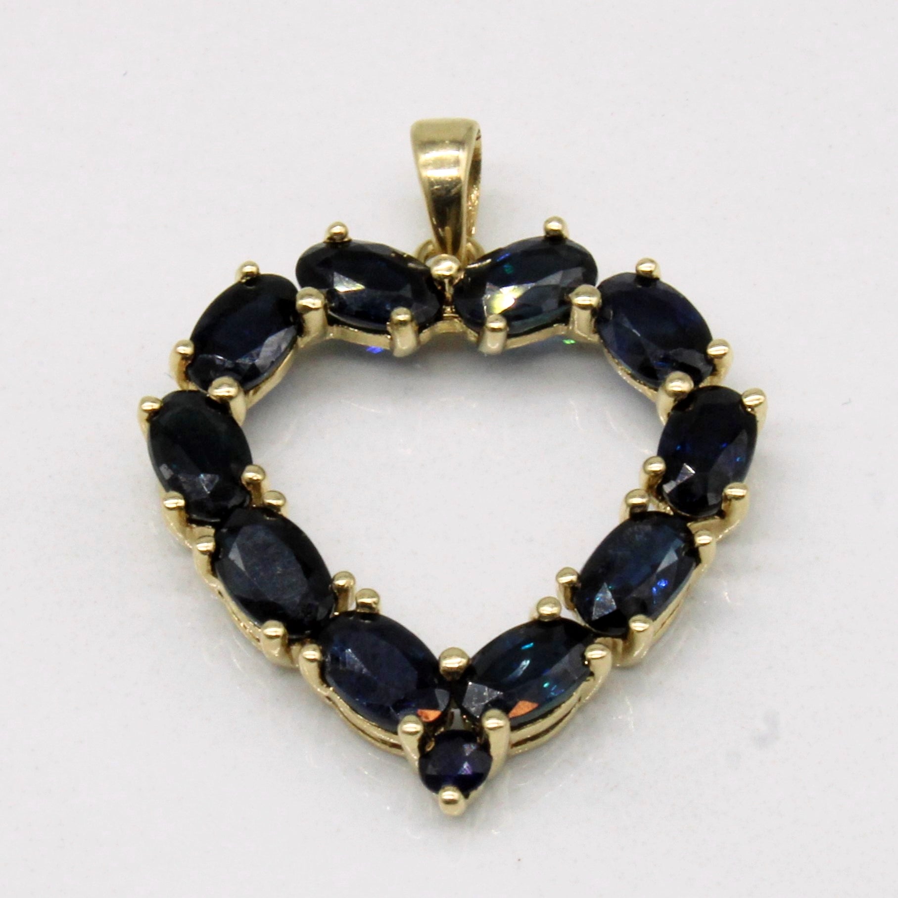 Sapphire Heart Pendant | 3.00ctw |