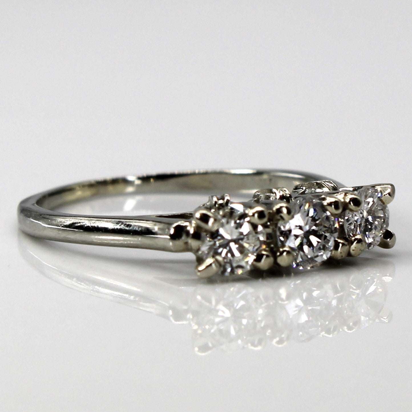 Three Stone Diamond Ring | 0.75ctw | SZ 7.5 |