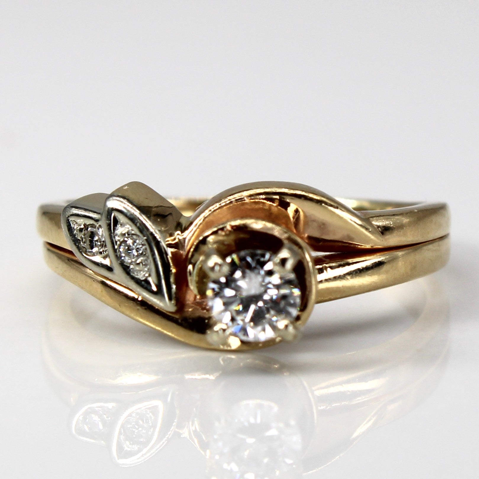 Bypass Diamond Ring | 0.26ct | SZ 6.5 |
