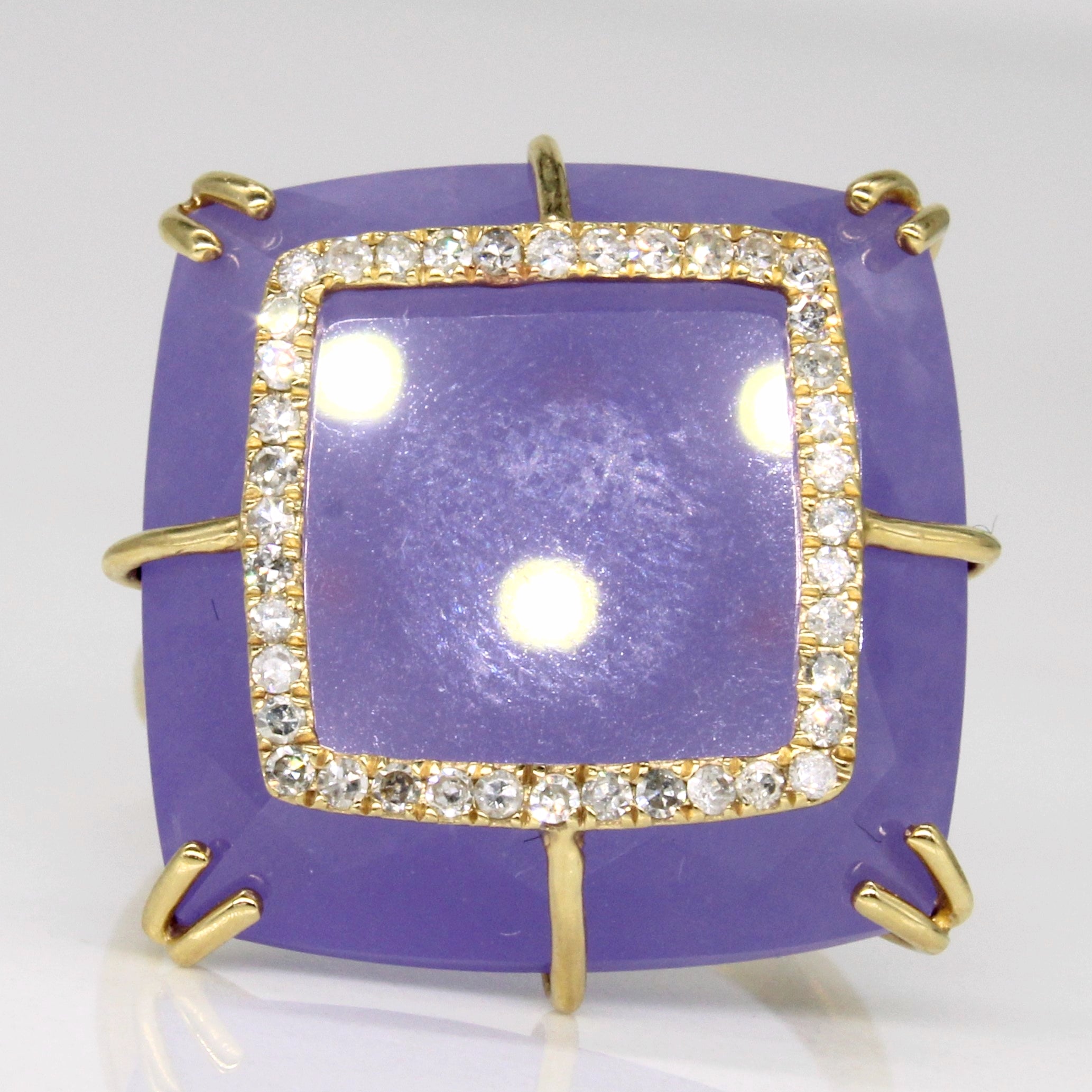 Rose Quartz & Diamond Ring & Earring Set | 98.00ctw, 0.77ctw | SZ 7 |