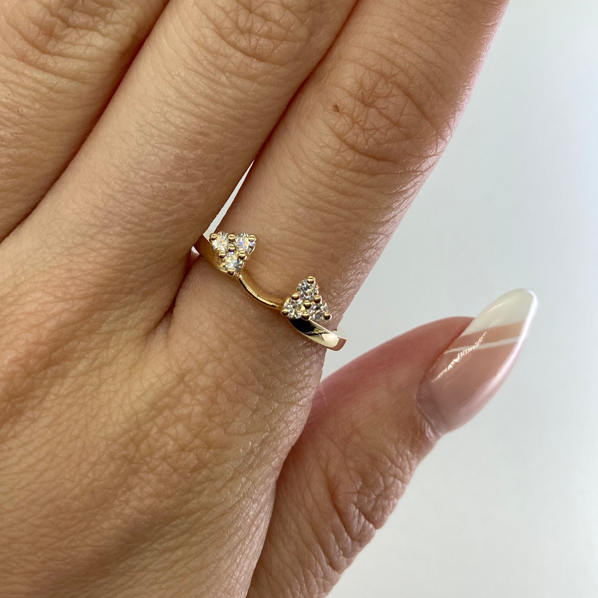 '100 Ways' Diamond Cluster Ring Wrap | SZ 6.75 |