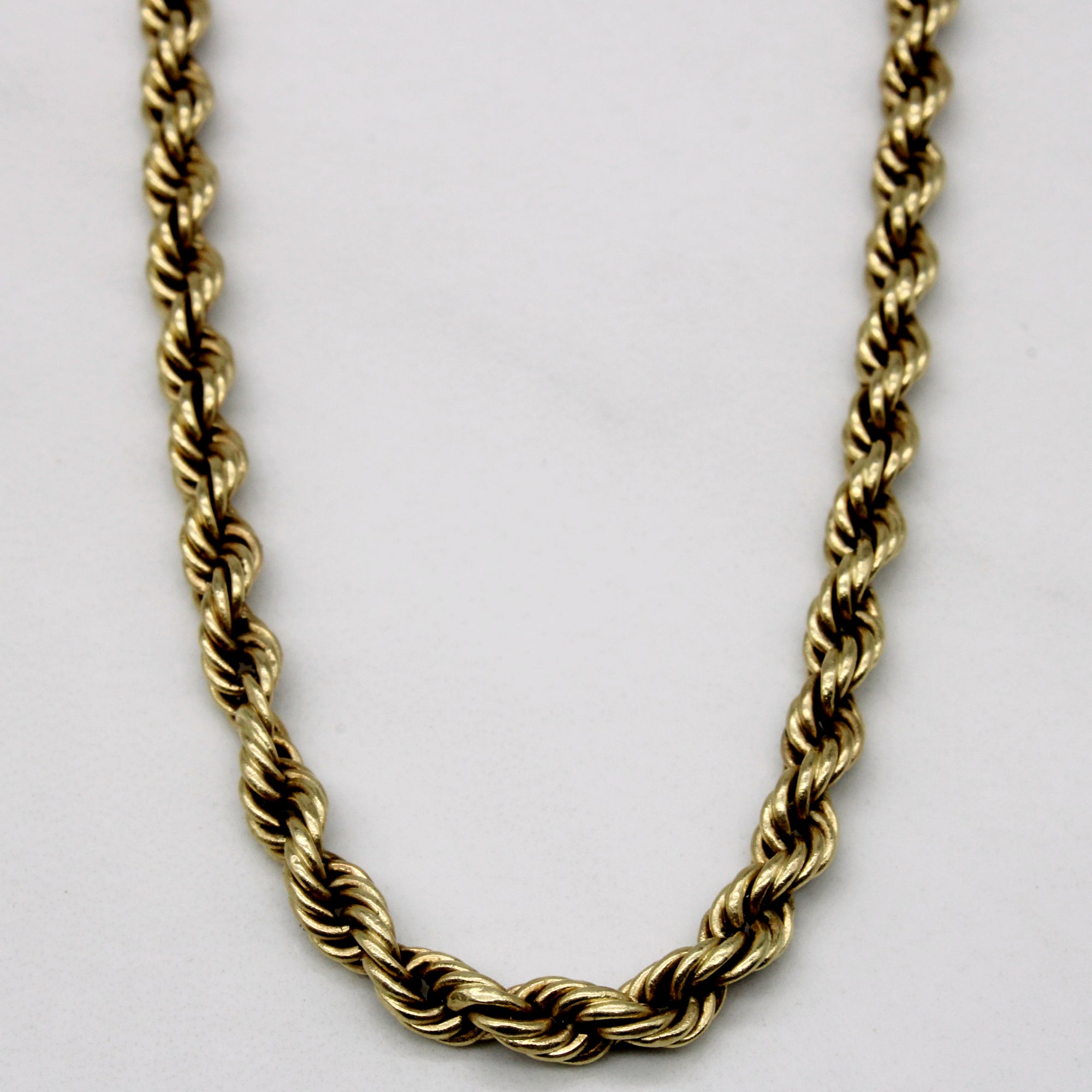 10k Yellow Gold Rope Chain | 18