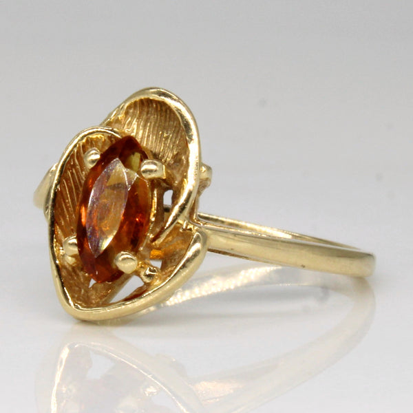 Citrine Bypass Ring | 0.30ct | SZ 6.25 |