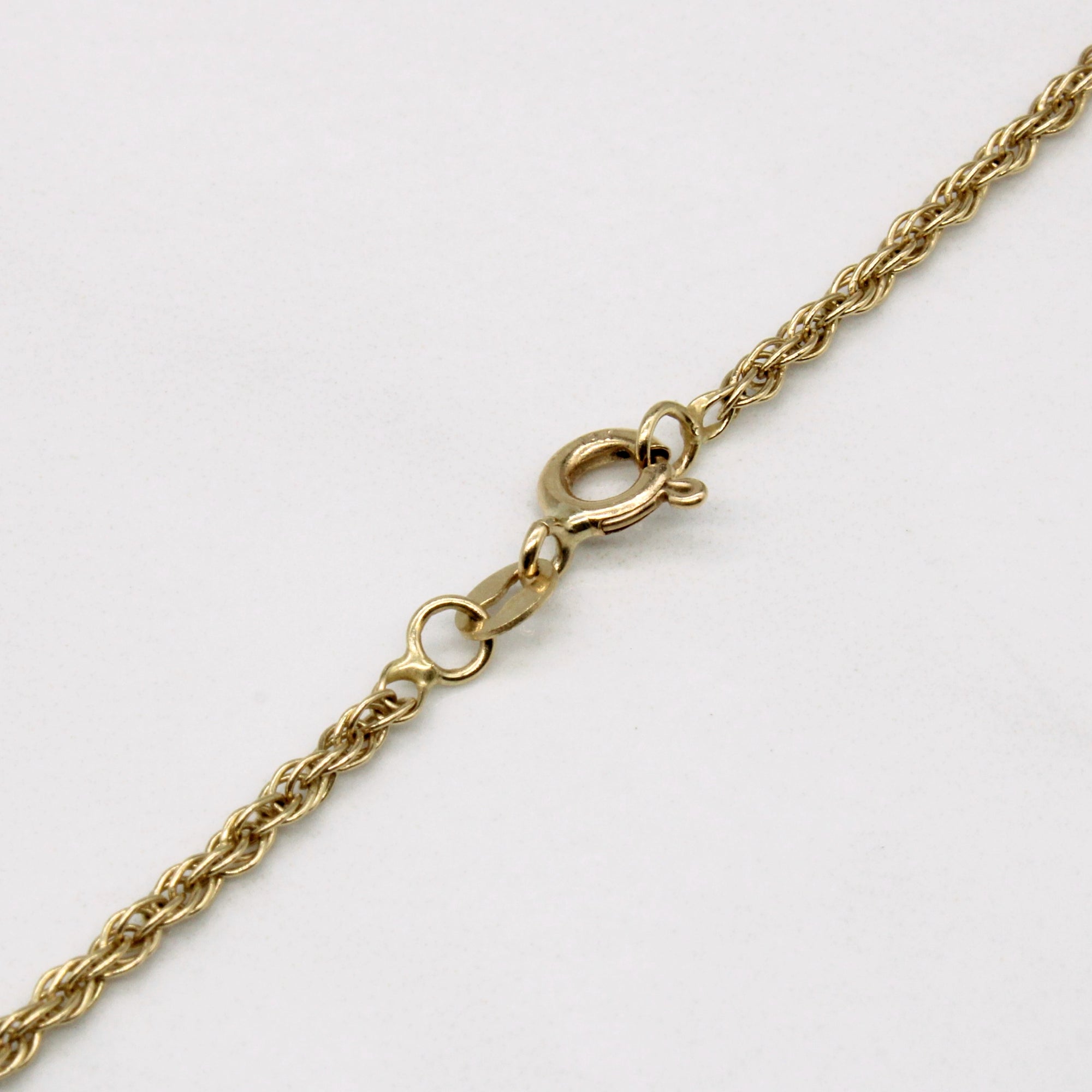 10k Yellow Gold Rope Chain | 18