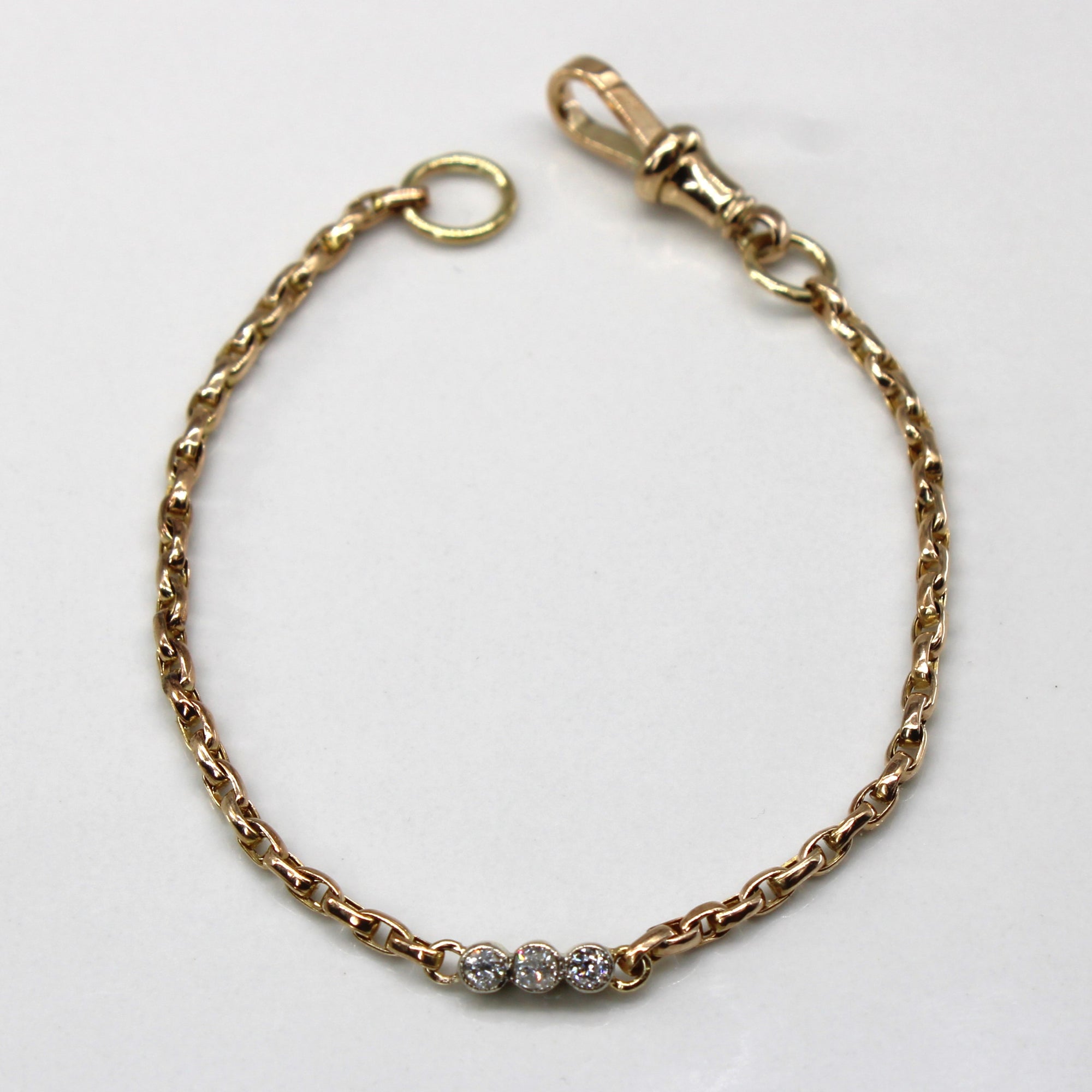 Three Stone Diamond Bracelet | 0.16ctw |7