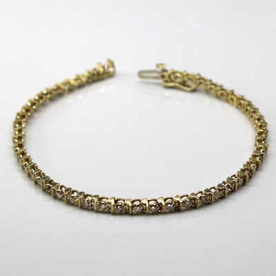 Diamond Tennis Bracelet | 0.78ctw | 7.5