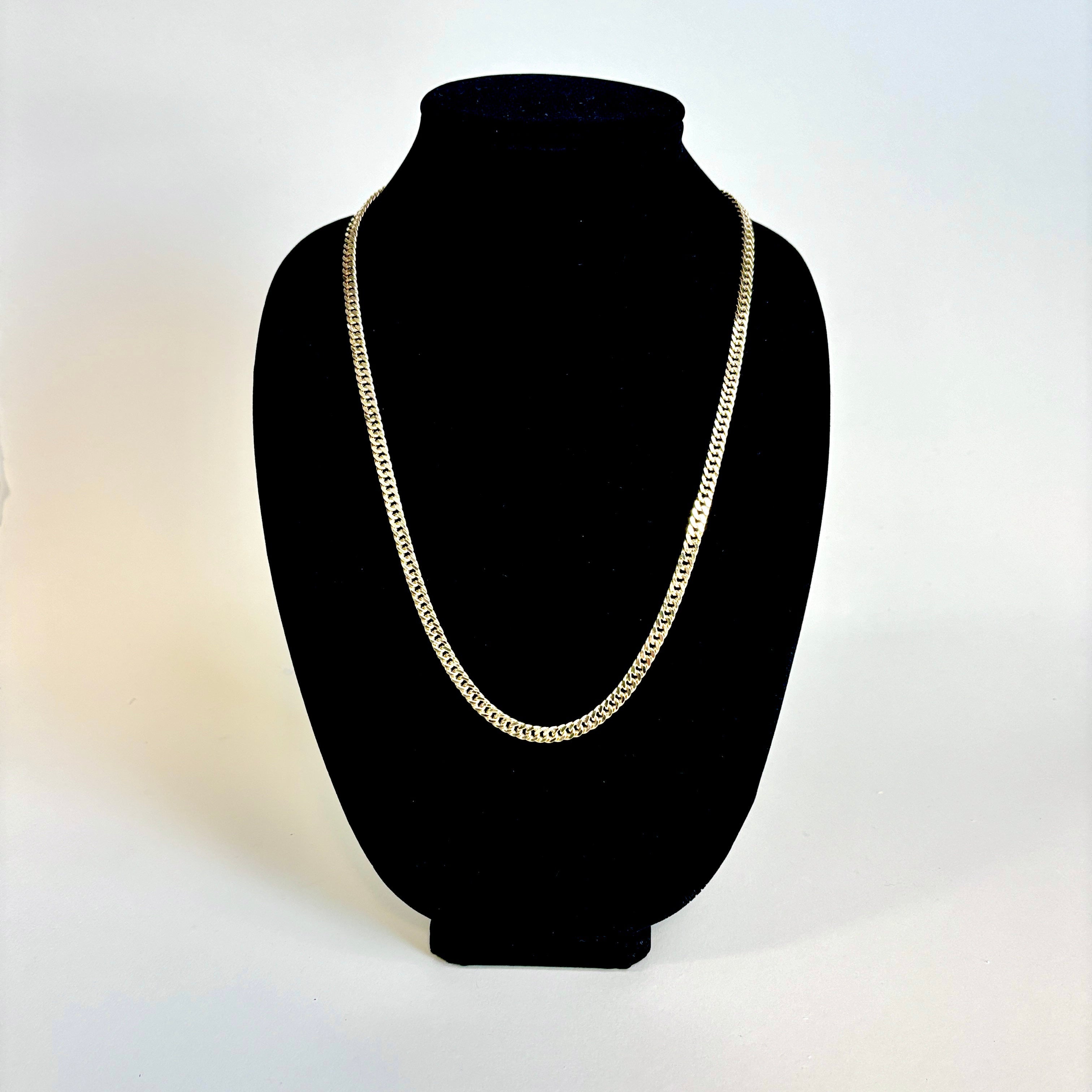 18k Yellow Gold Cuban Link Chain | 25"