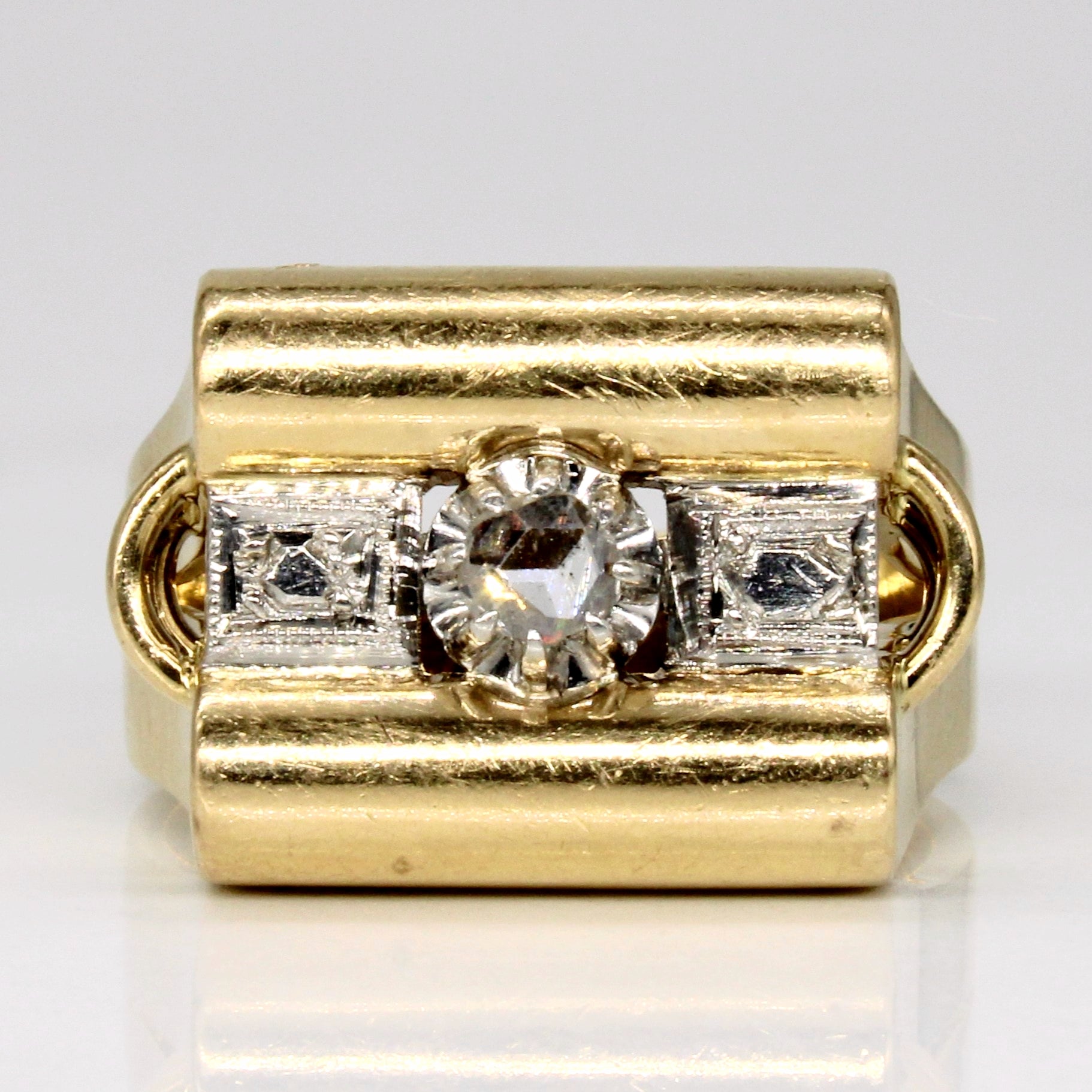 Rose Cut Diamond Ring | 0.10ct | SZ 7 |