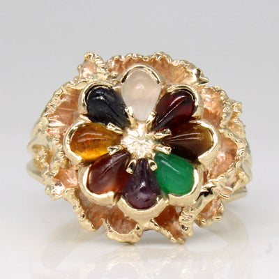 Multi Gem Cocktail Ring | 2.00ctw | SZ 8.75 |