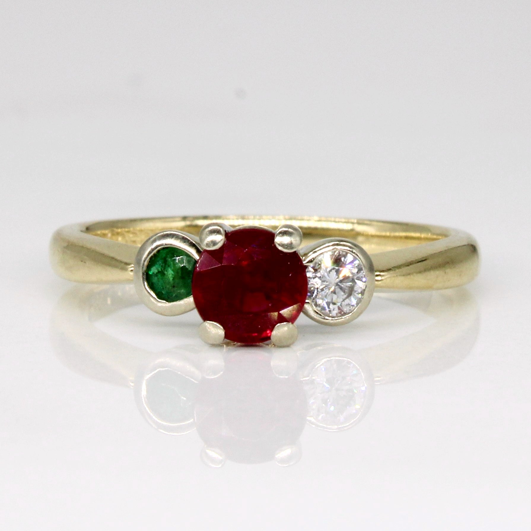 Bague multi-pierres | 0,57 ct | Taille 6,25 | 