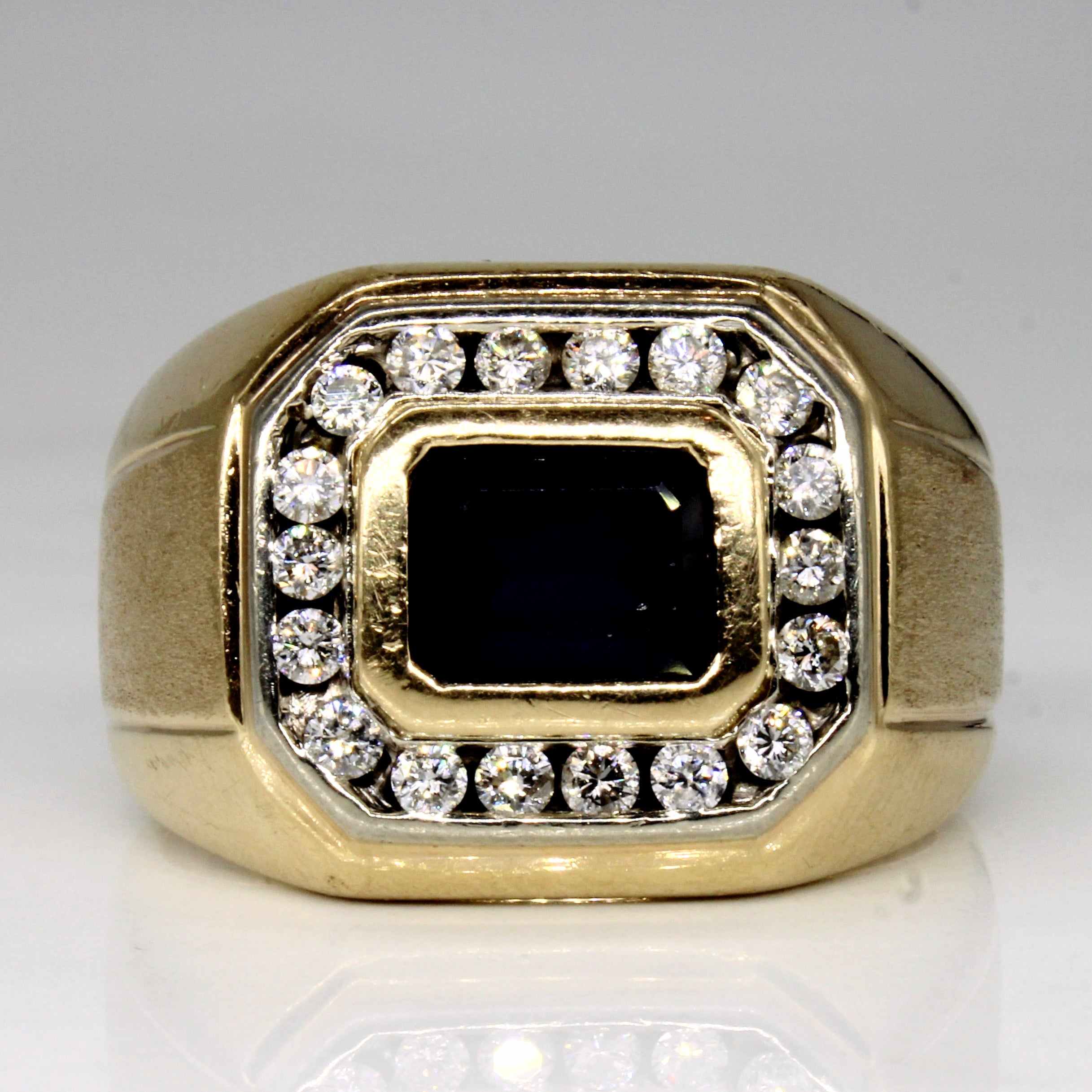Sapphire & Diamond Ring | 2.15ct, 0.63ctw | SZ 12 |