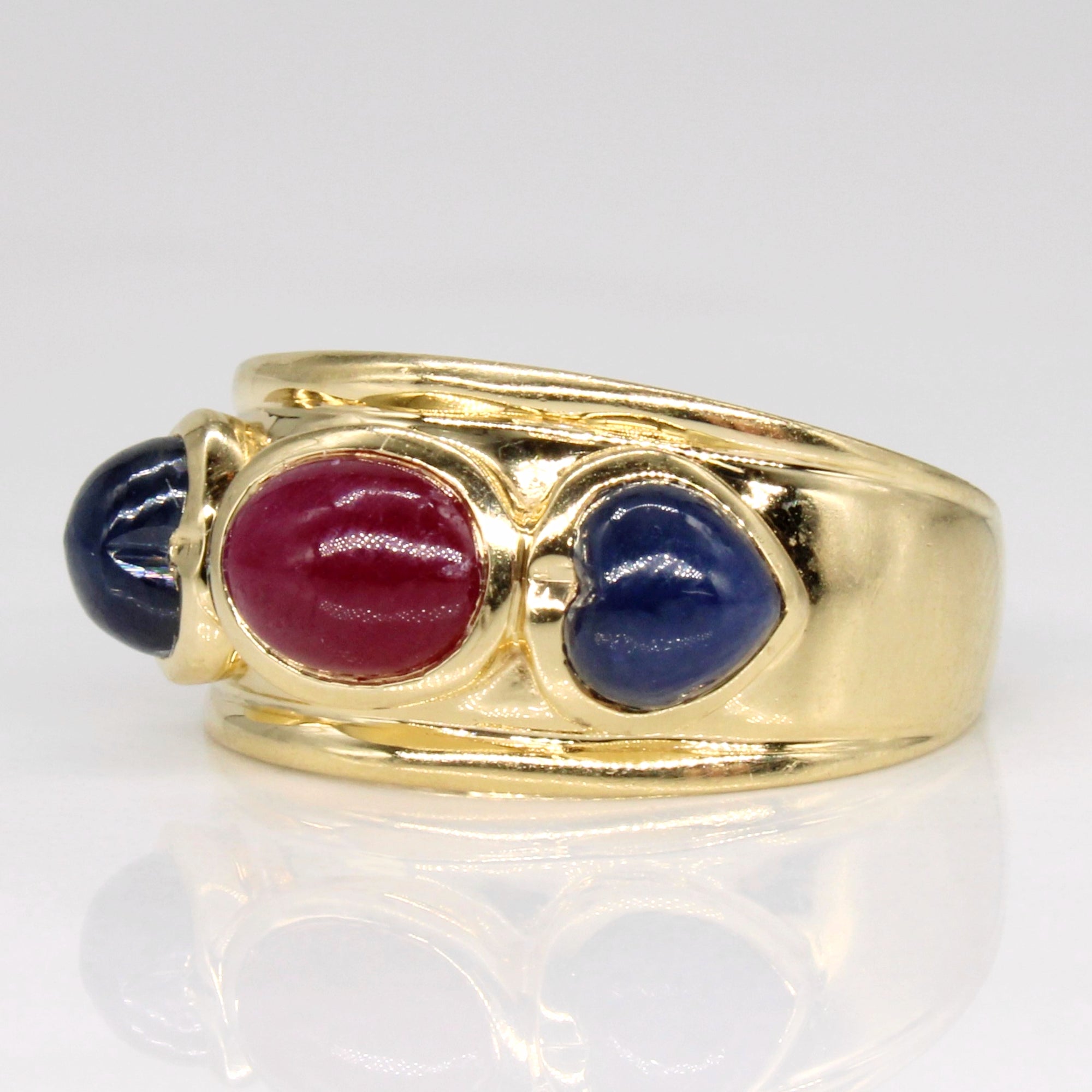 Sapphire & Ruby Cocktail Ring | 2.20ctw, 1.25ct | SZ 5.75 |