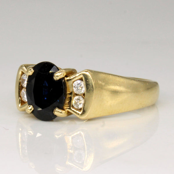 Sapphire & Diamond Ring | 1.15ct, 0.10ctw | SZ 6.5 |