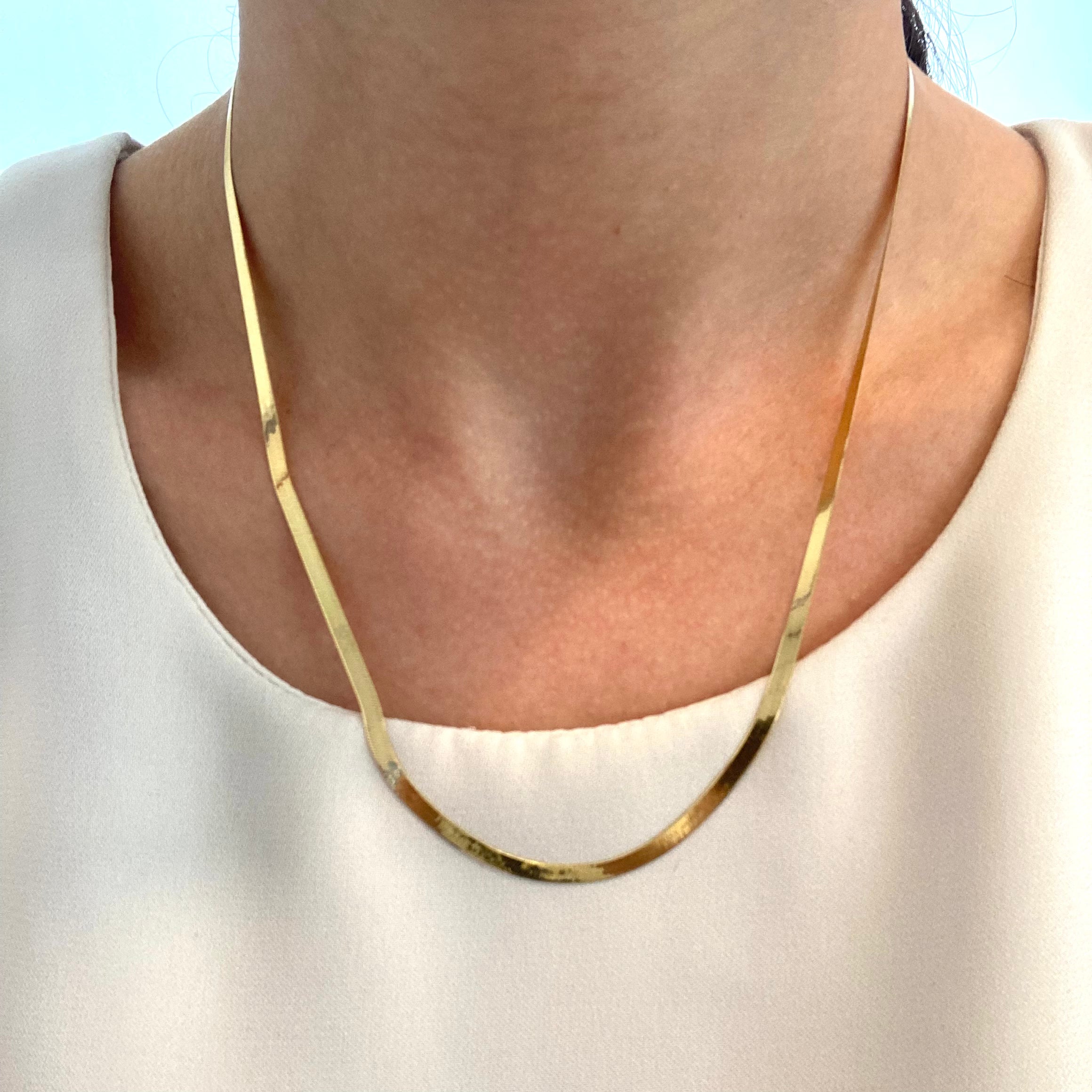 '100 Ways' 4mm Herringbone Chain | 18" |