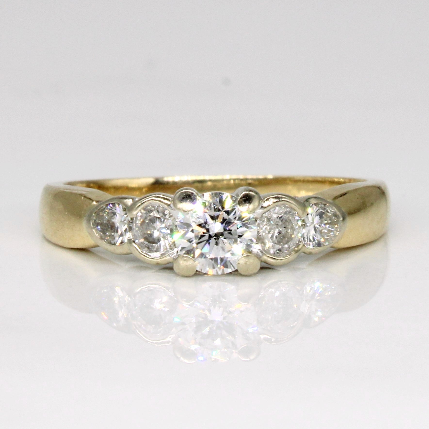 Five Stone Diamond Ring | 0.56ctw | SZ 6.25 |