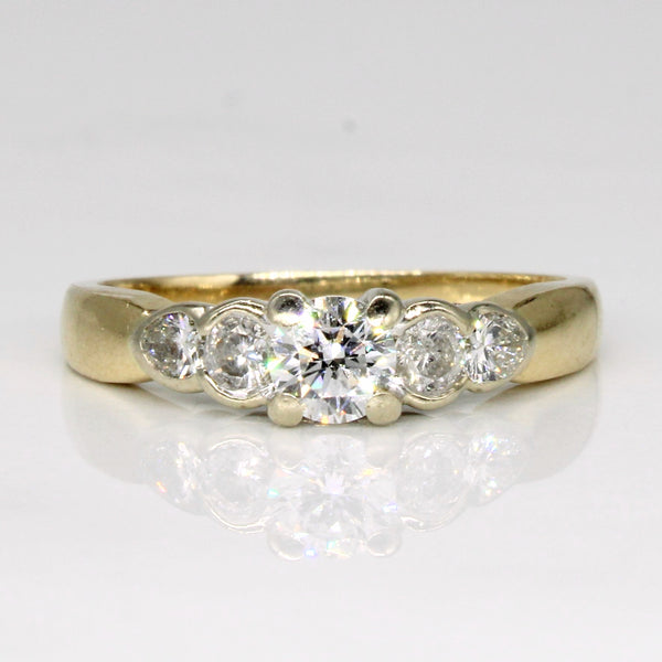 Five Stone Diamond Ring | 0.56ctw | SZ 6.25 |