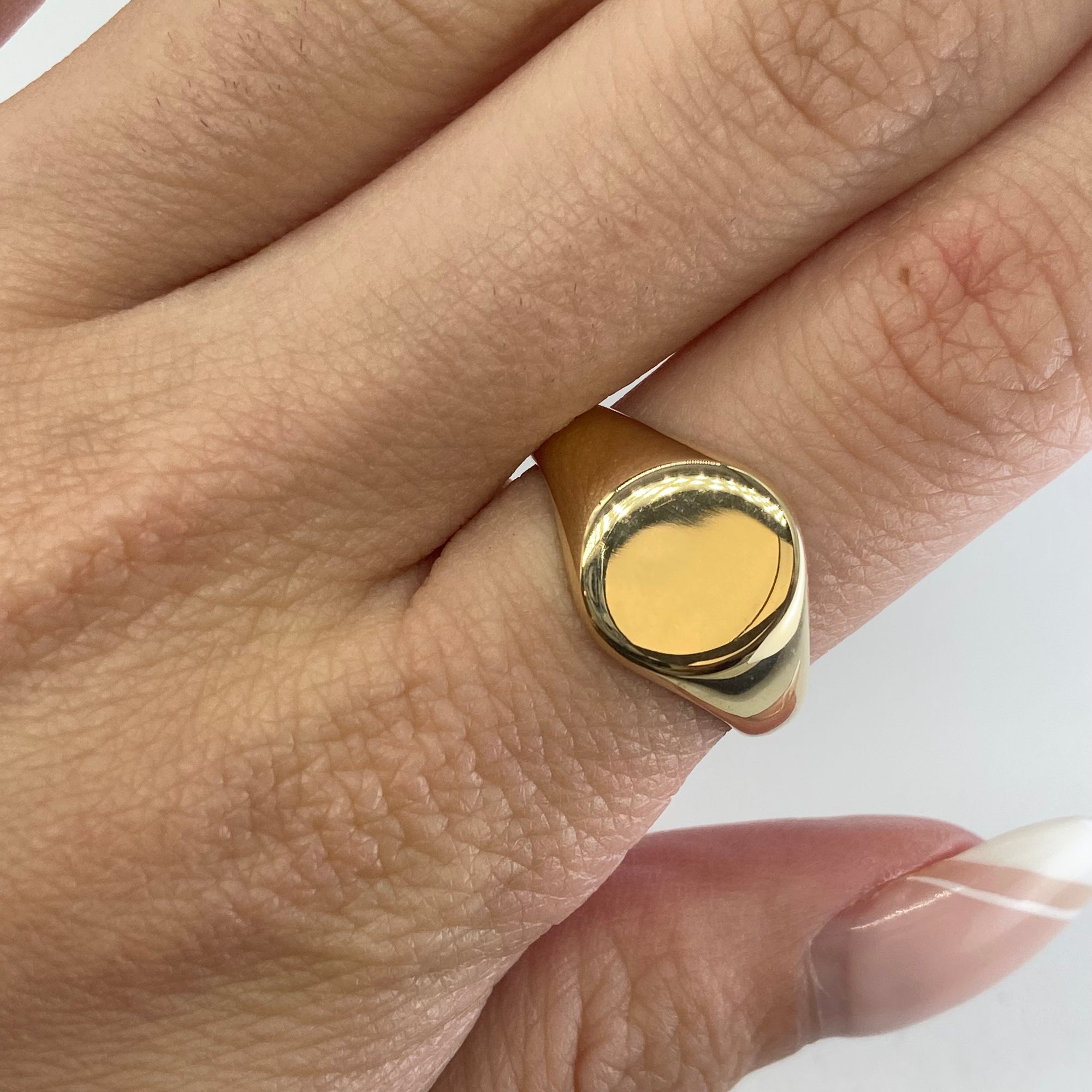 '100 Ways' Yellow Gold Signet Ring | Options Available |