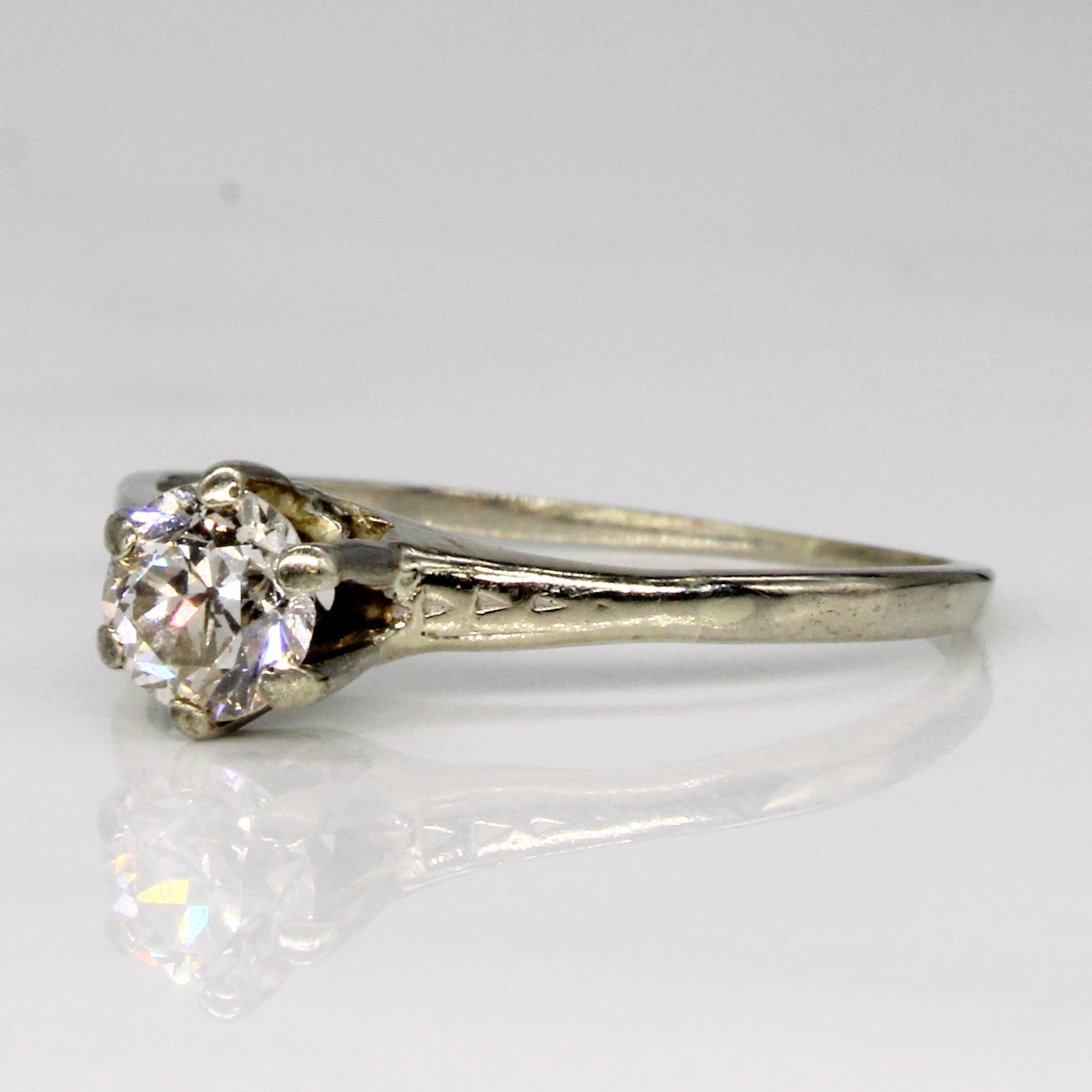 High Set Diamond Ring | 0.38ct | SZ 6.25 |