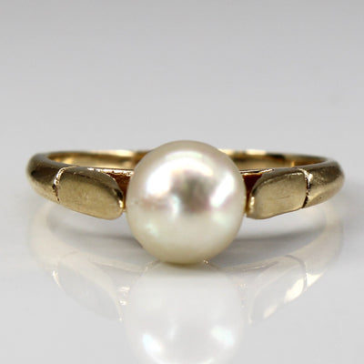 High Set Pearl Ring | SZ 7.5 |
