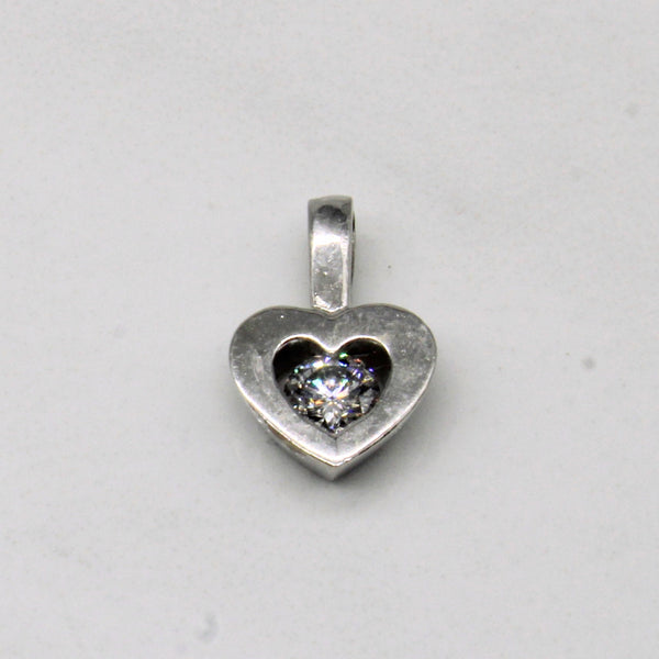 Diamond Heart Pendant | 0.20ct |