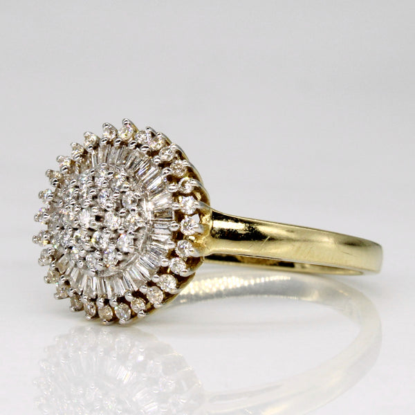 Diamond Cocktail Ring | 0.52ctw | SZ 8.25 |