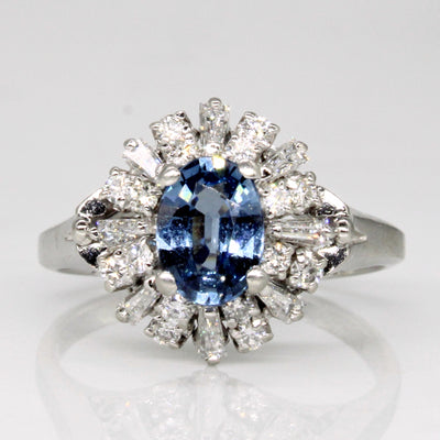 Diamond & Sapphire Cocktail Ring | 0.98ctw, 0.80ctw | SZ 5.75 |