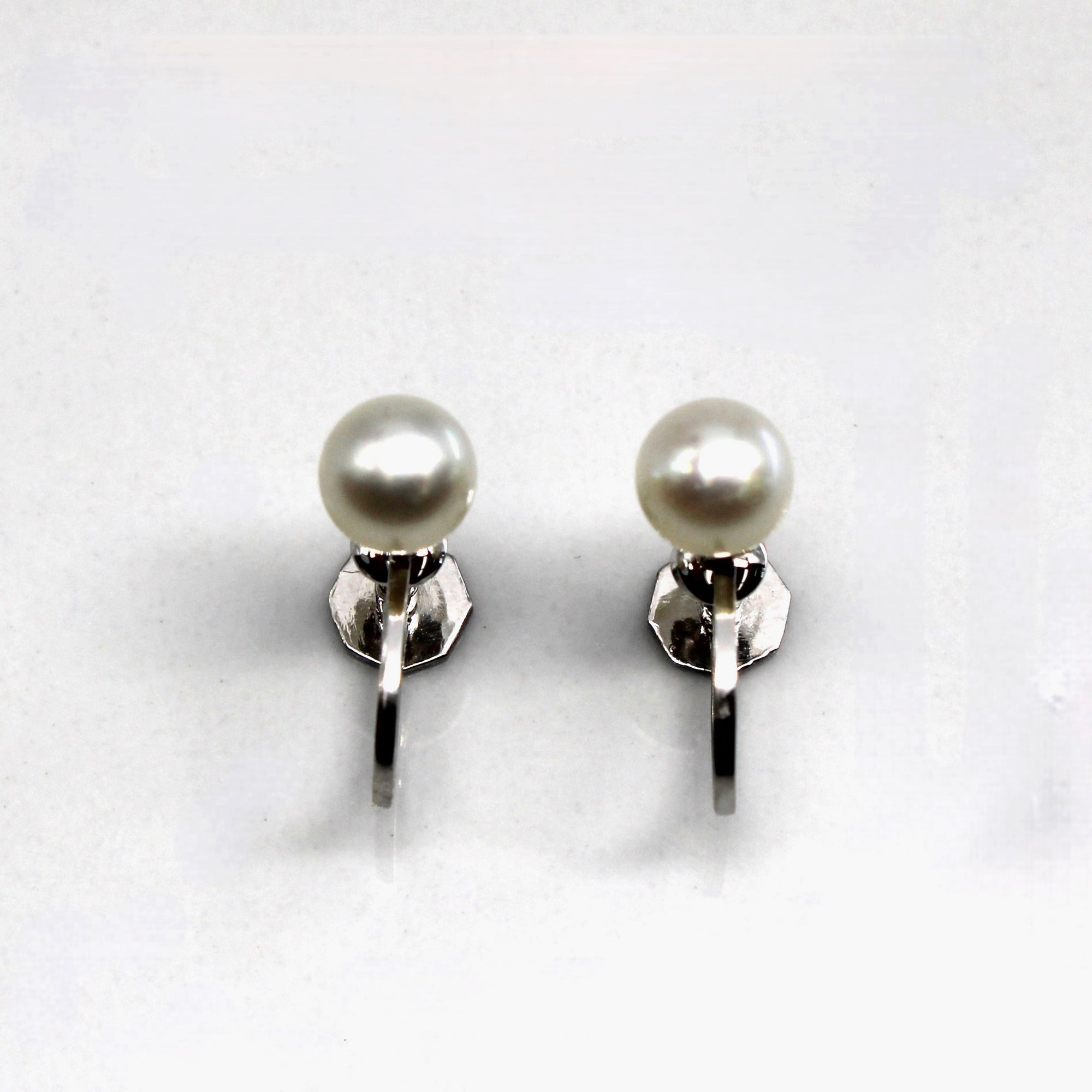 Pearl Clip Back Earrings