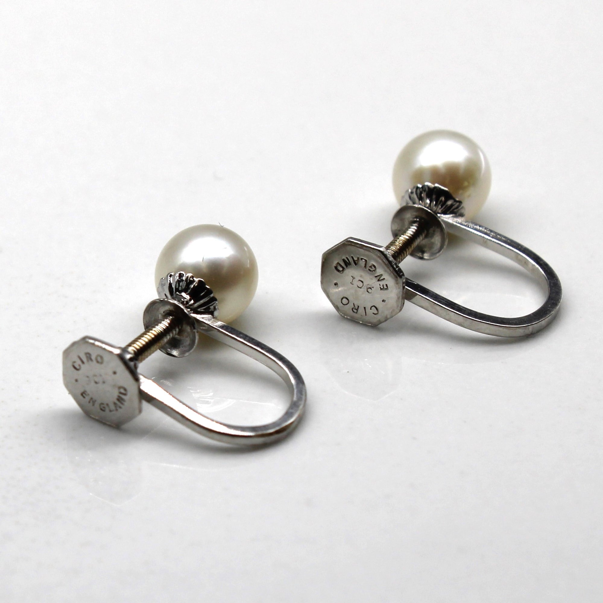 Pearl Clip Back Earrings