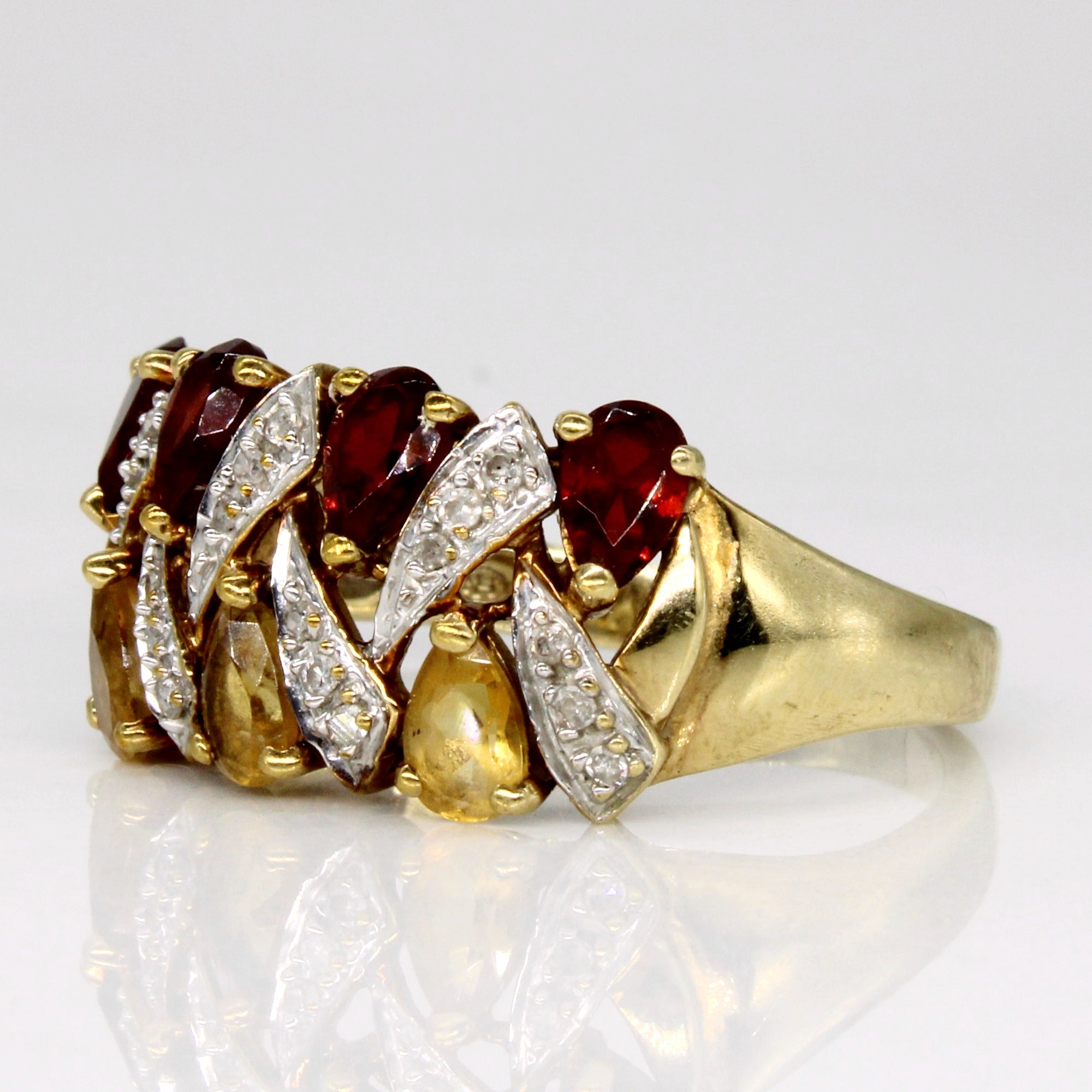 Multi Gem Cocktail Ring | 1.69ctw | SZ 8 |