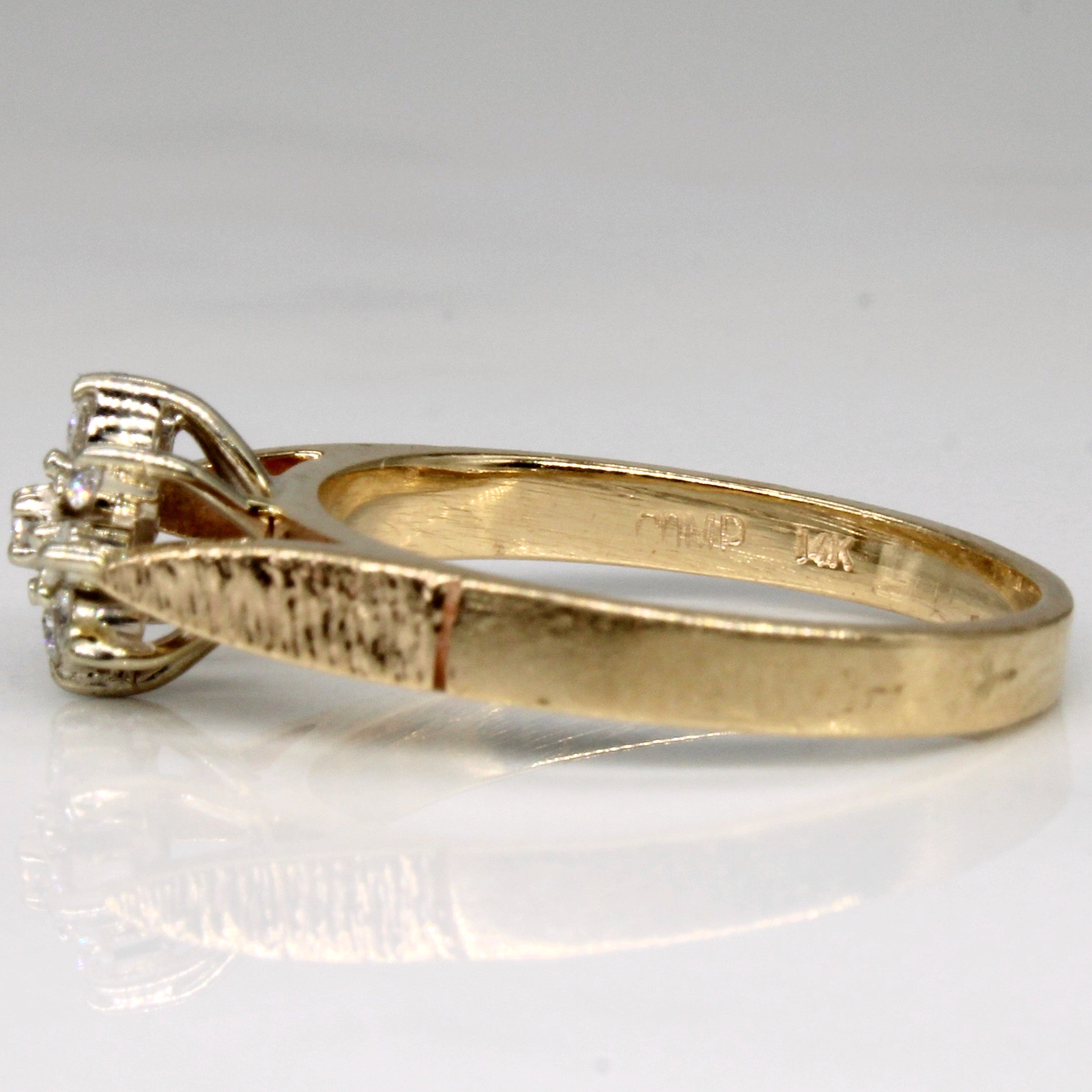 Cluster Set Diamond Ring | 0.09ctw | SZ 6 |