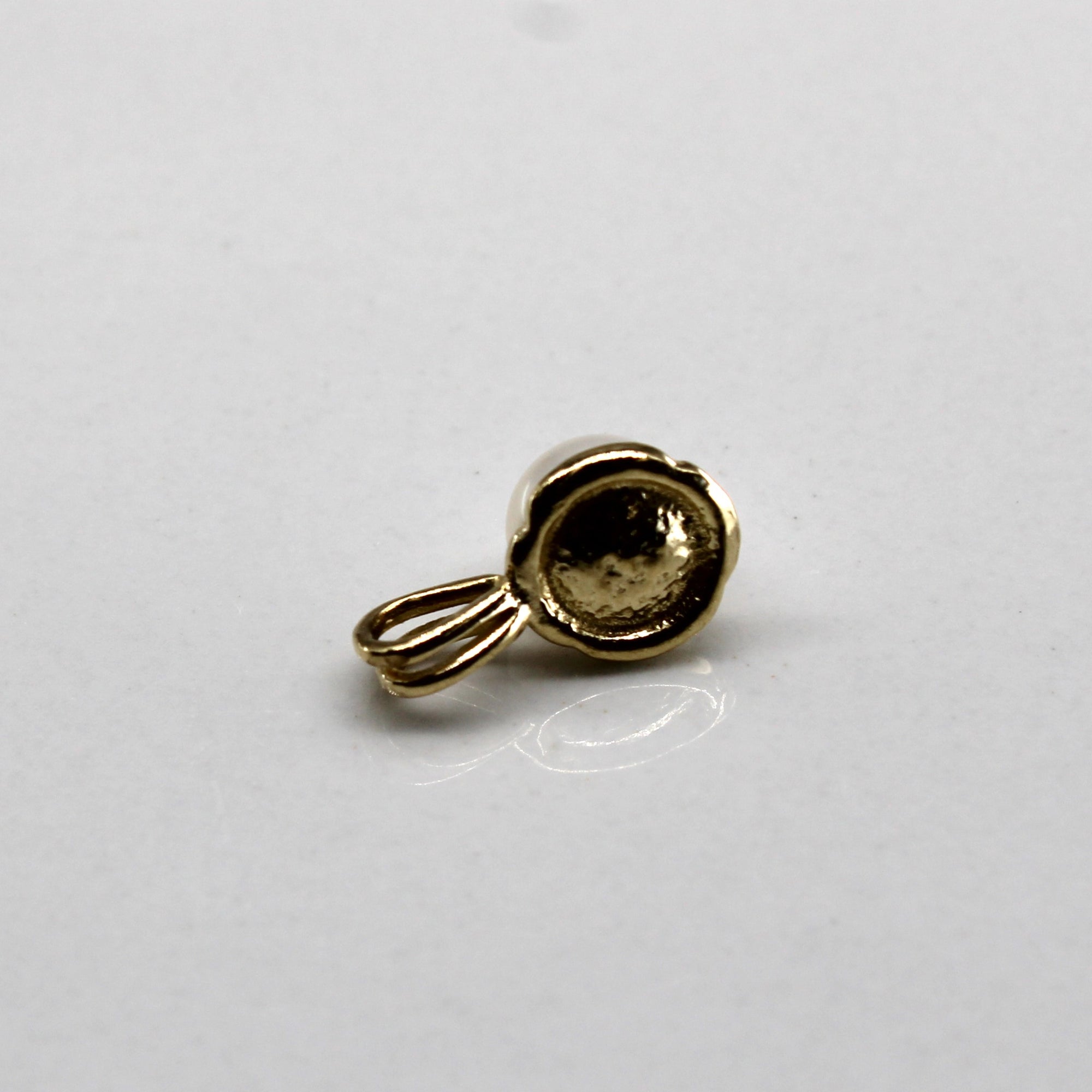 14k Gold Pearl Gold Pendant