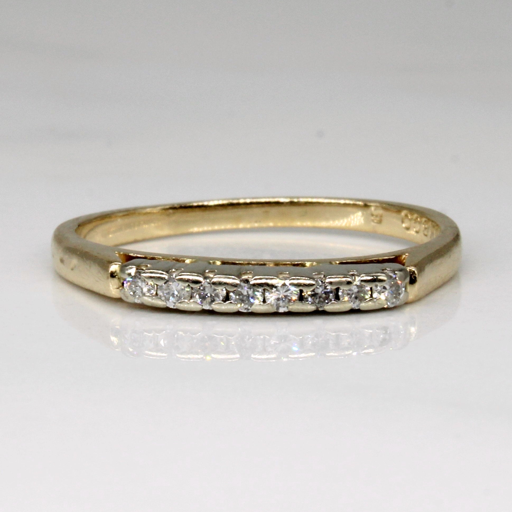 Eight Stone Diamond Ring | 0.08ctw | SZ 5.5 |