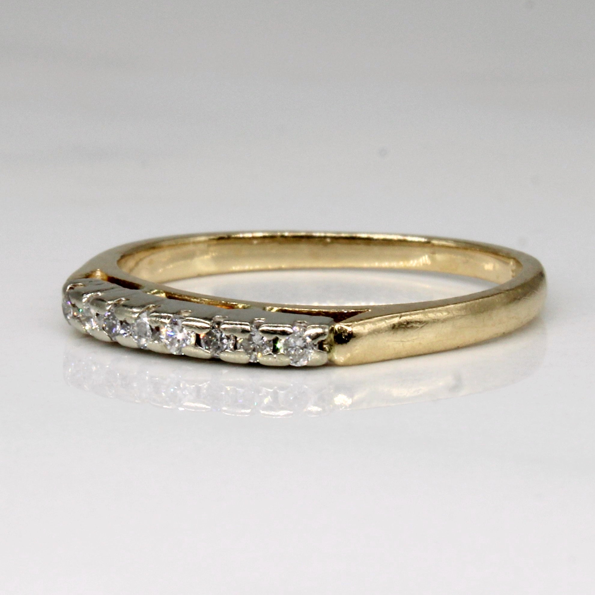 Eight Stone Diamond Ring | 0.08ctw | SZ 5.5 |