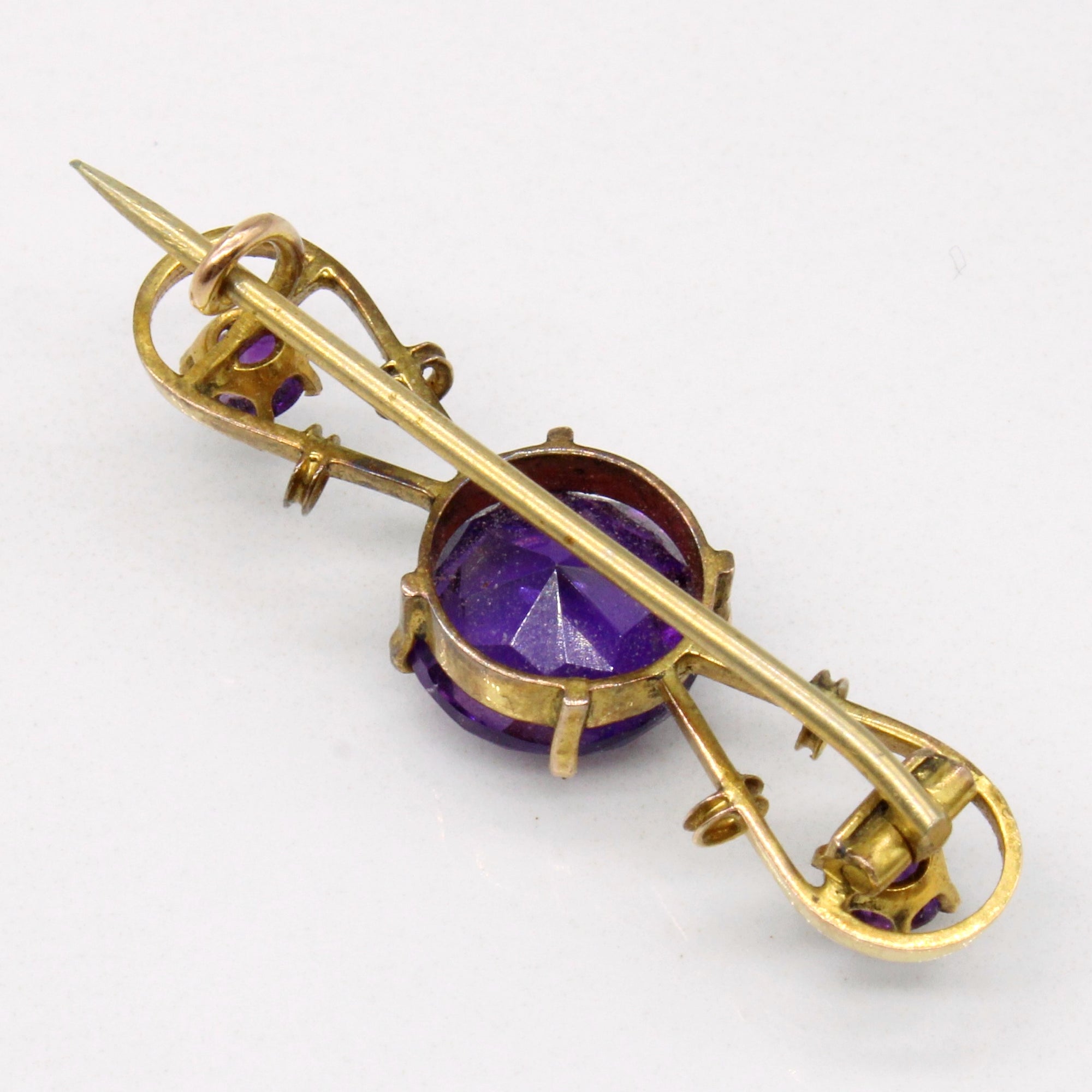 Amethyst Brooch | 3.20ctw |