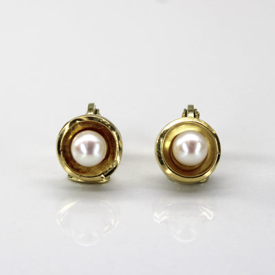 Pearl Clip Back Earrings