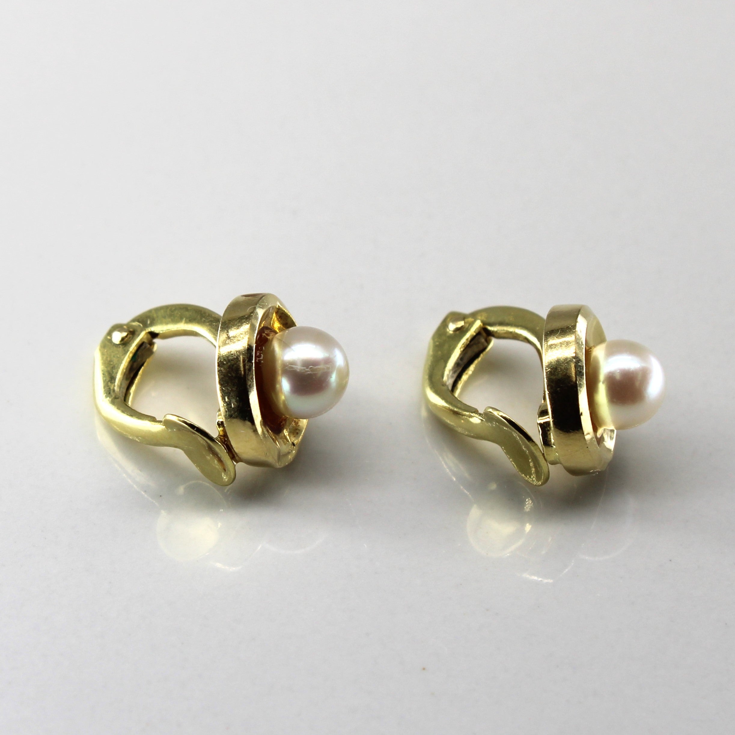 Pearl Clip Back Earrings