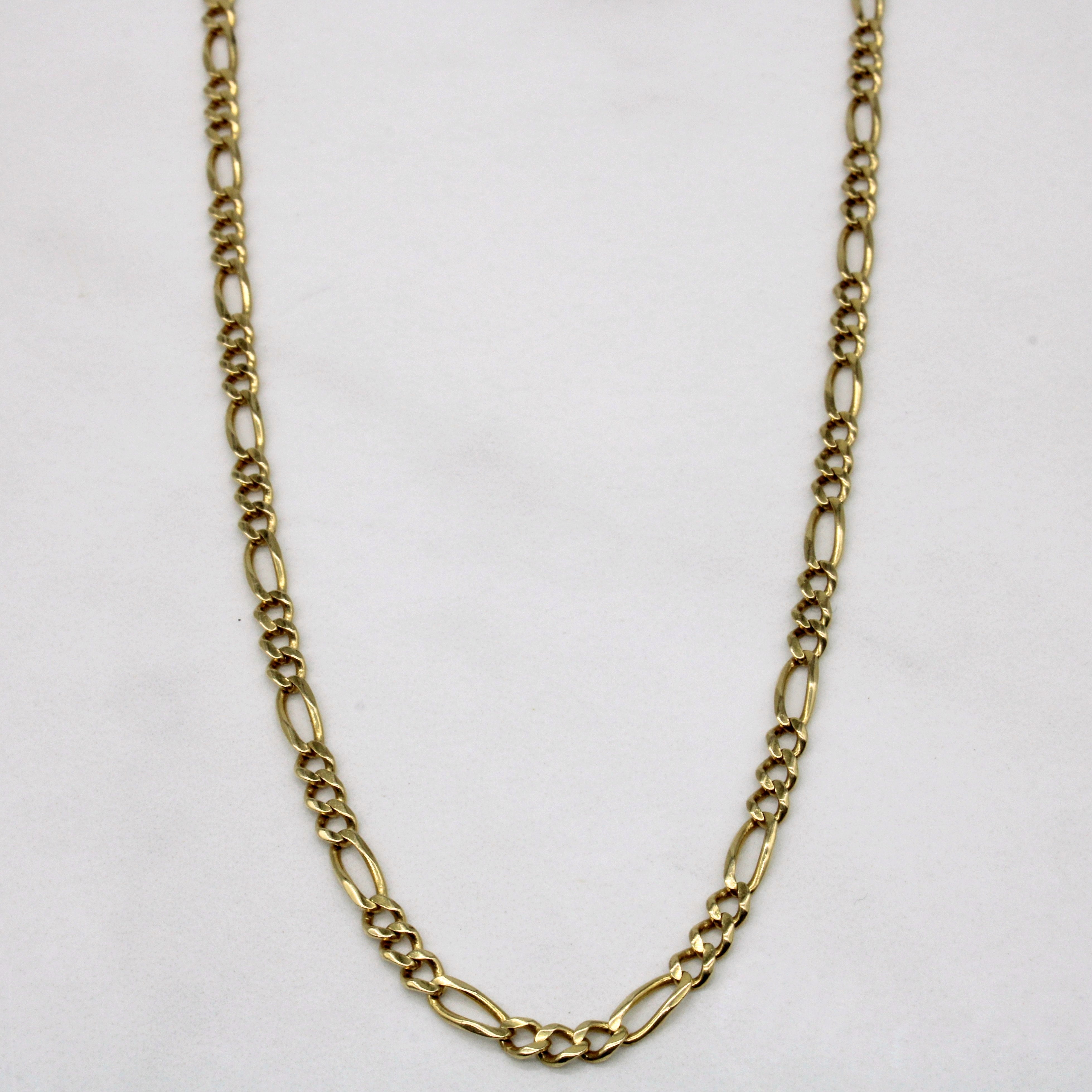 14k Yellow Gold Figarucci Chain | 30" |