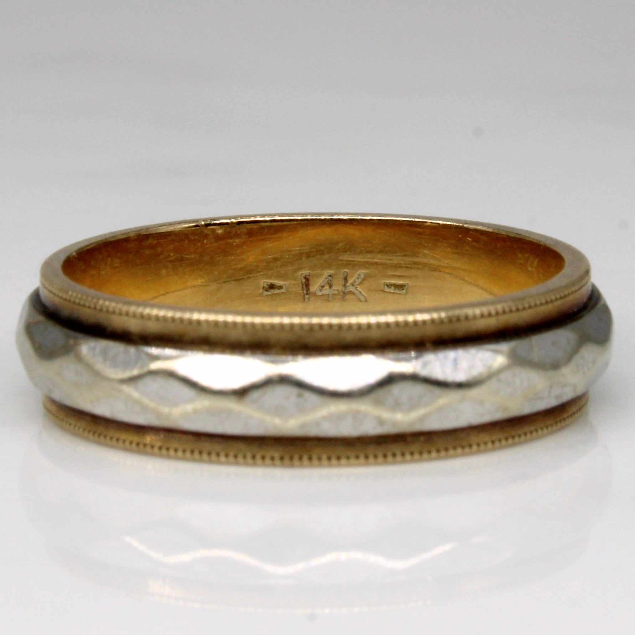14k Two Tone Gold Ring | SZ 8 |
