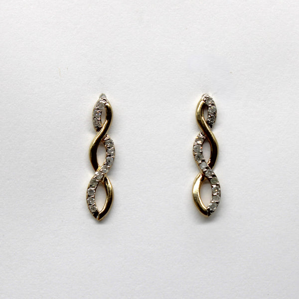 Diamond Infinity Earrings | 0.24ctw |
