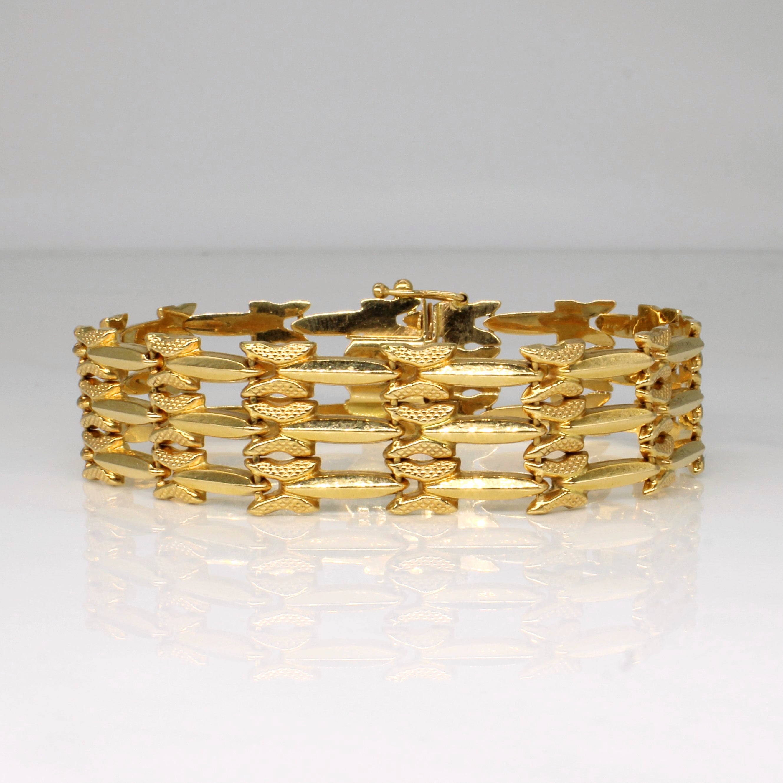 18k Yellow Gold Bracelet | 7" |