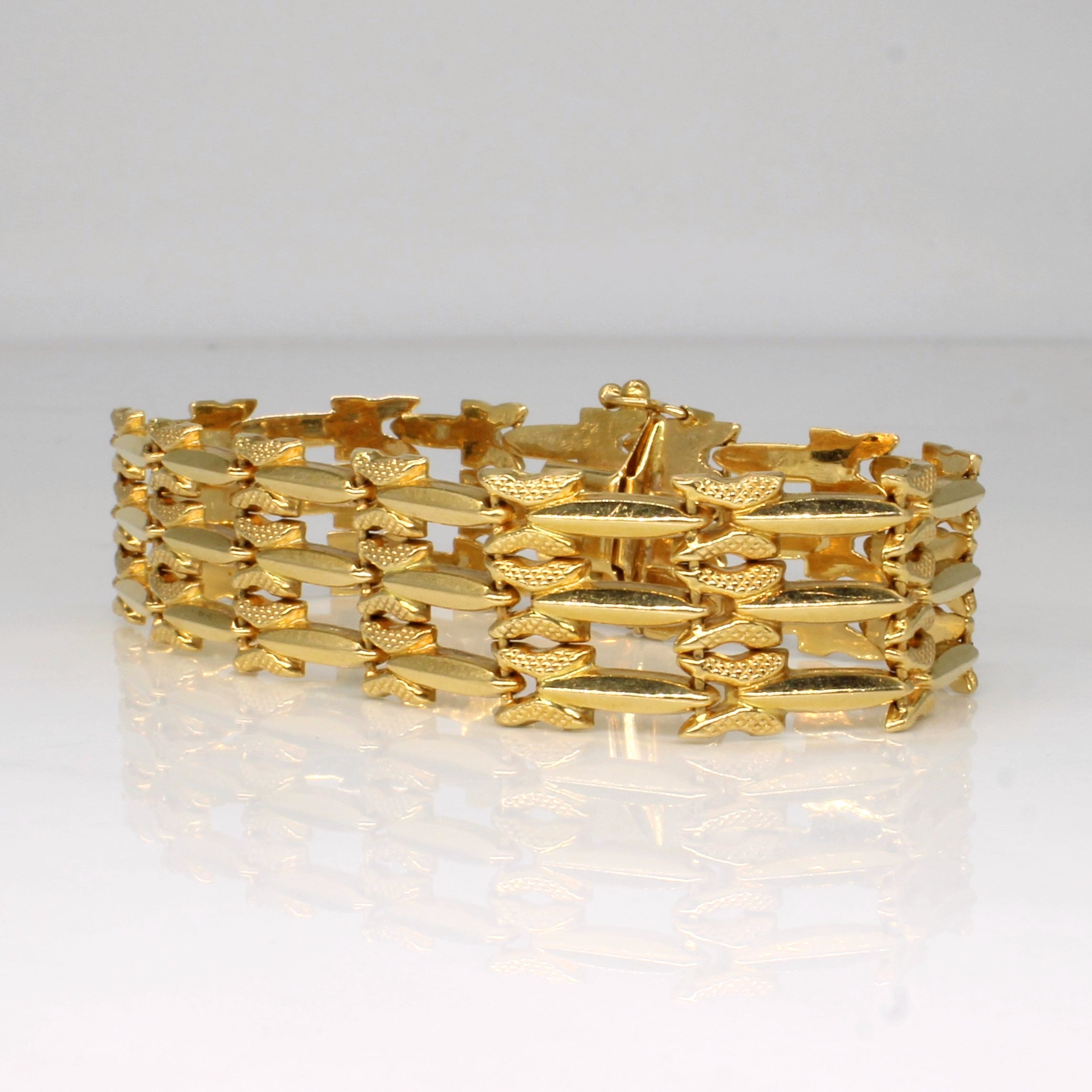 18k Yellow Gold Bracelet | 7" |