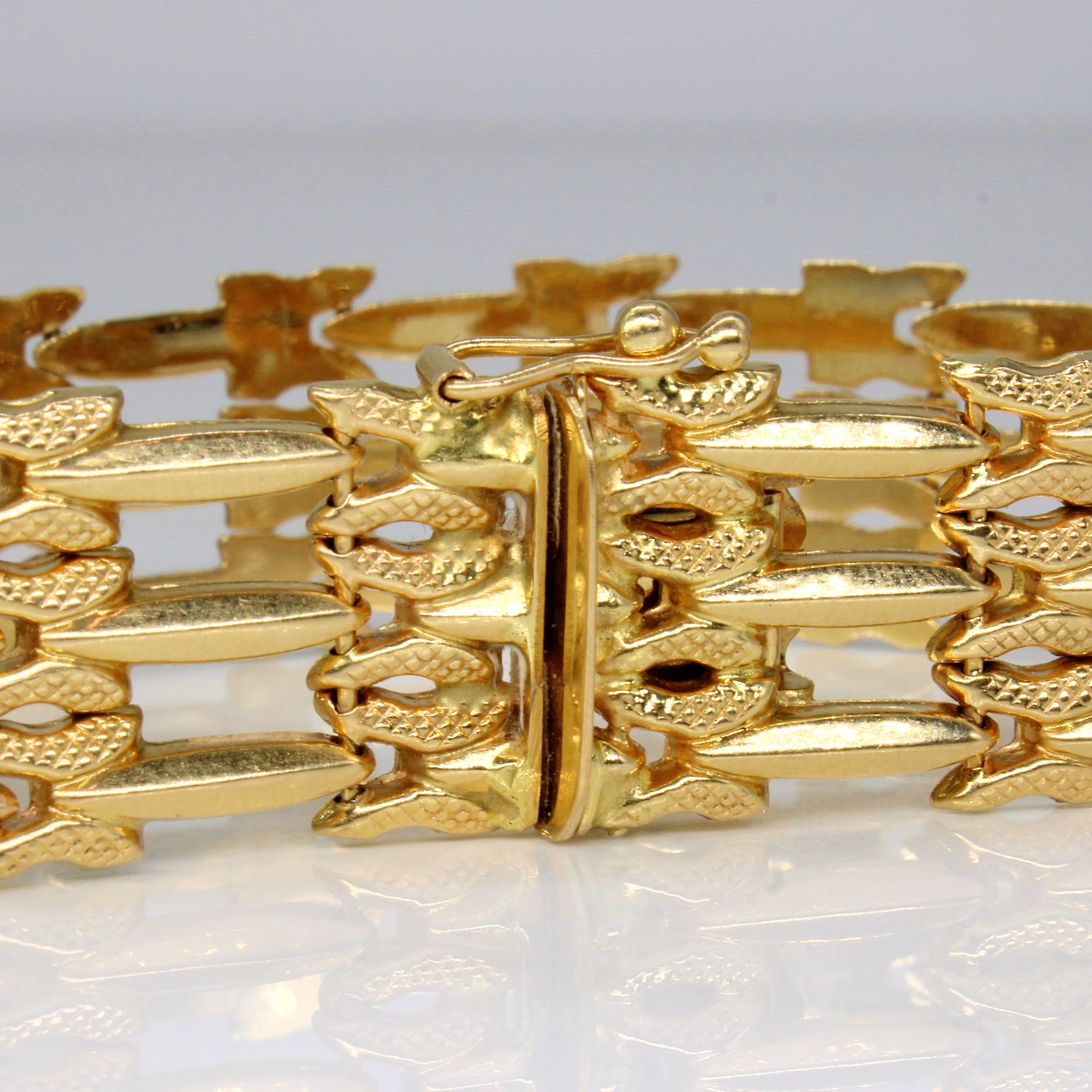 18k Yellow Gold Bracelet | 7" |